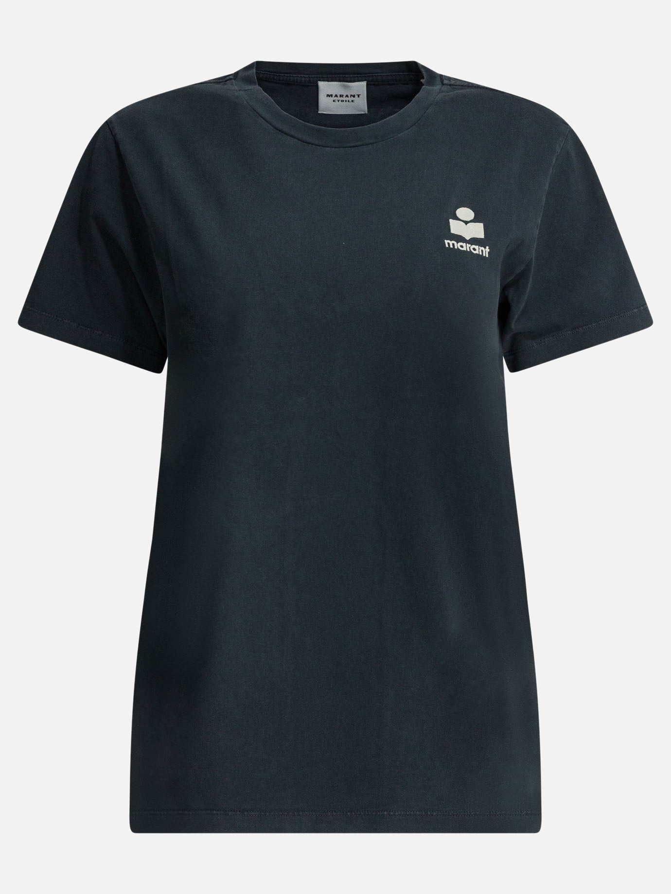 T-shirt girocollo Solid colour  Blu - Marant Étoile Donna | PDP | VIETTI Online Store | thumbnail