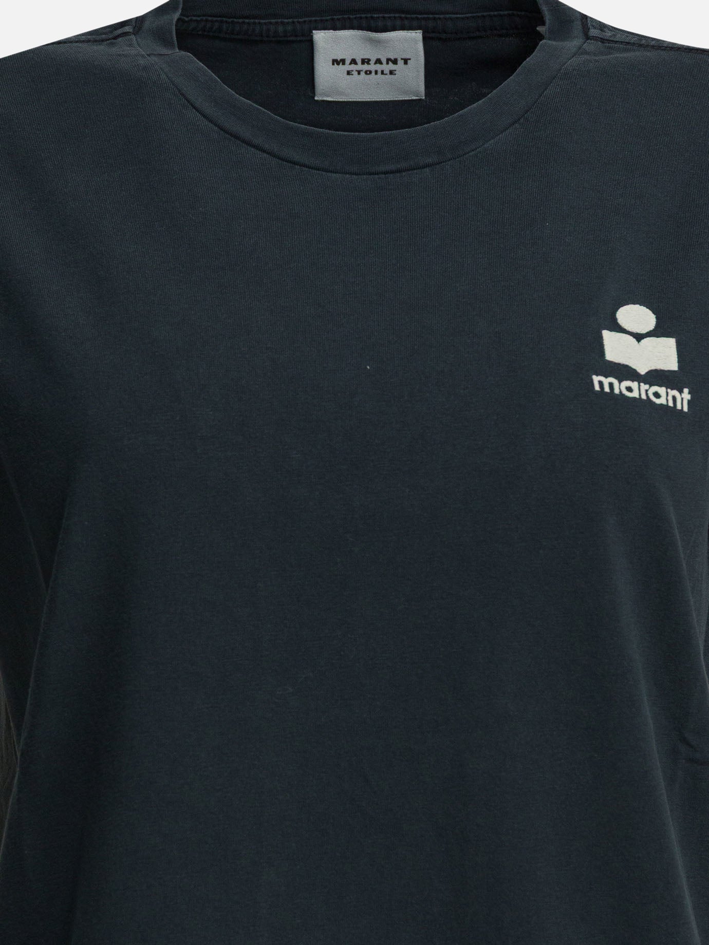 T-shirt girocollo Solid colour  Blu - Marant Étoile Donna | PDP | VIETTI Online Store | Zoom-Modal_3
