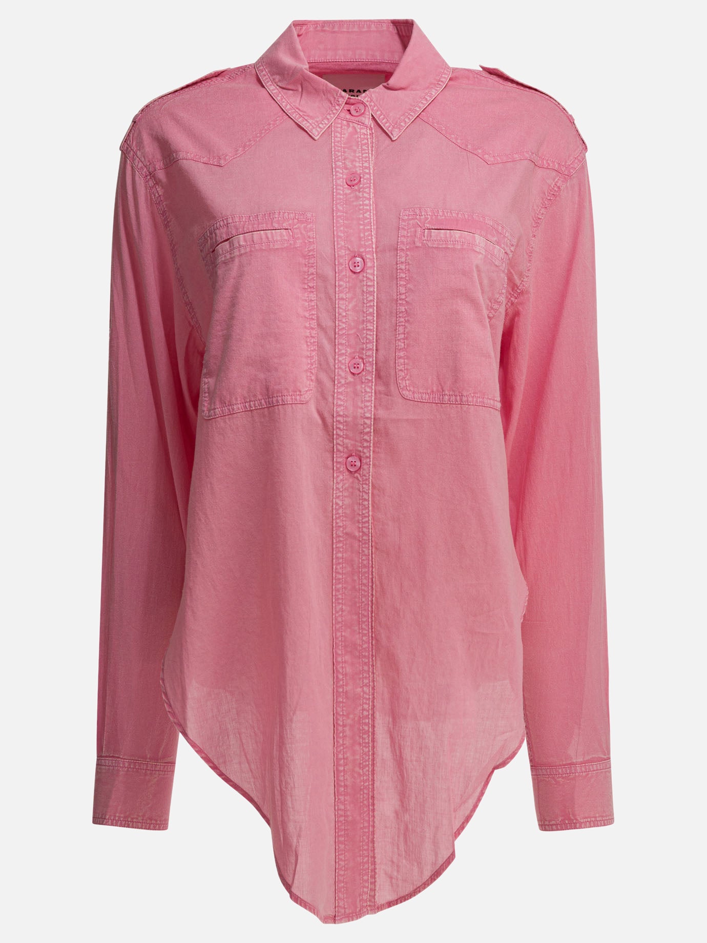 Casual shirts Solid colour  Pink - Marant Étoile Women | PDP | VIETTI Online Store | Zoom-Modal
