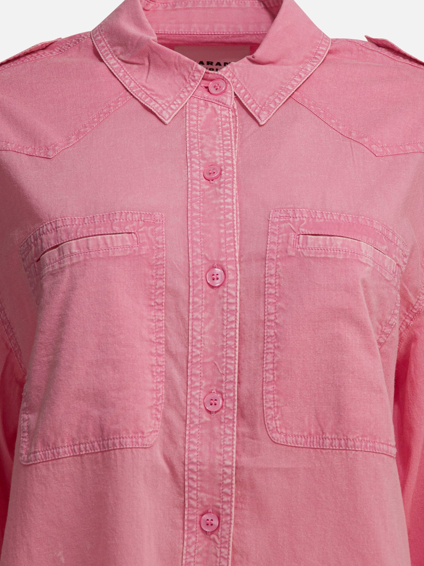 Casual shirts Solid colour  Pink - Marant Étoile Women | PDP | VIETTI Online Store | Zoom-Modal_3
