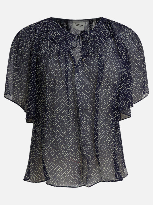 Marant Étoile "Neslya" viscose blouse Blue

