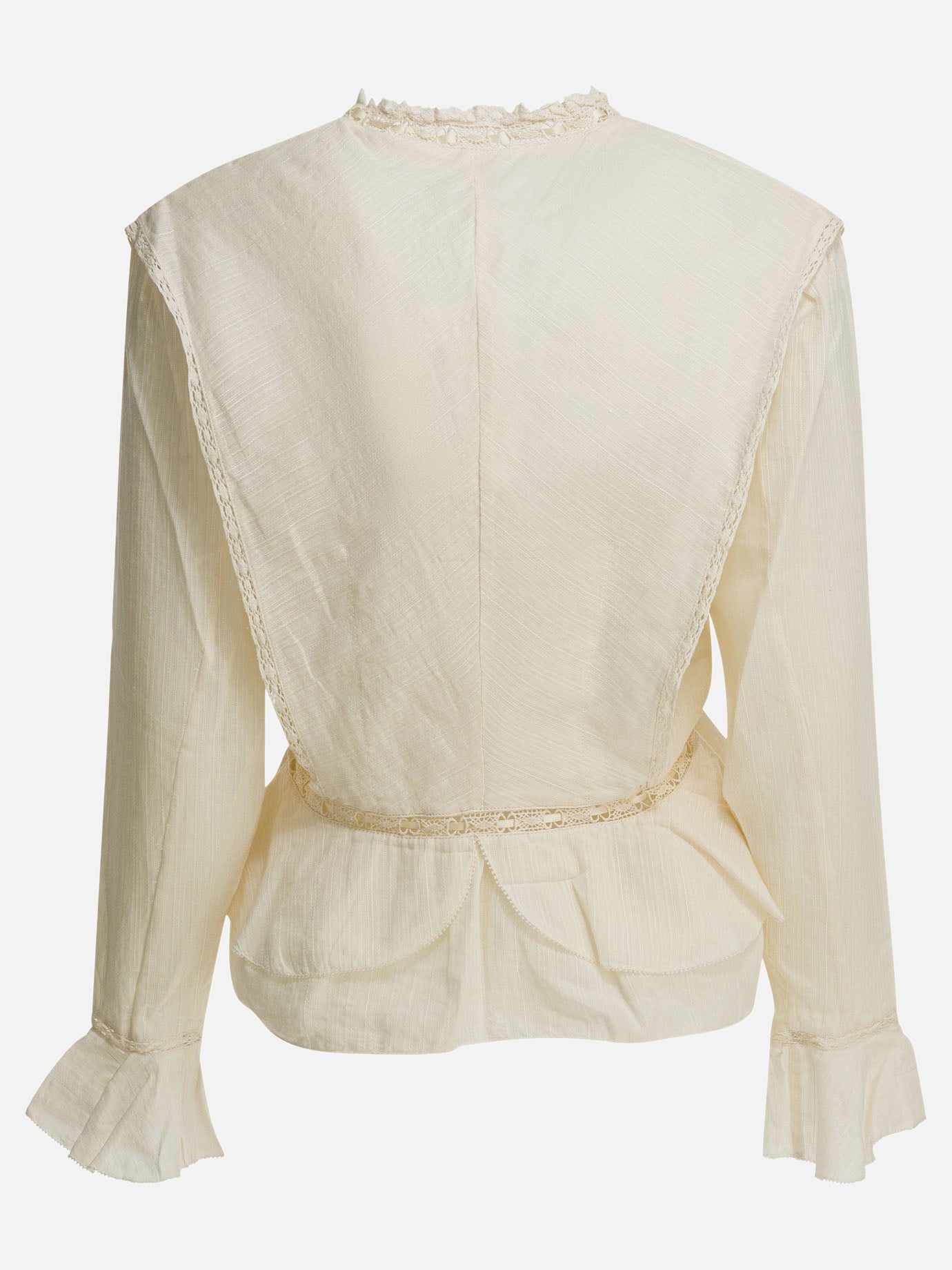 Camicie casual Embroidered  Beige - Marant Étoile Donna | PDP | VIETTI Online Store | Zoom-Modal_2
