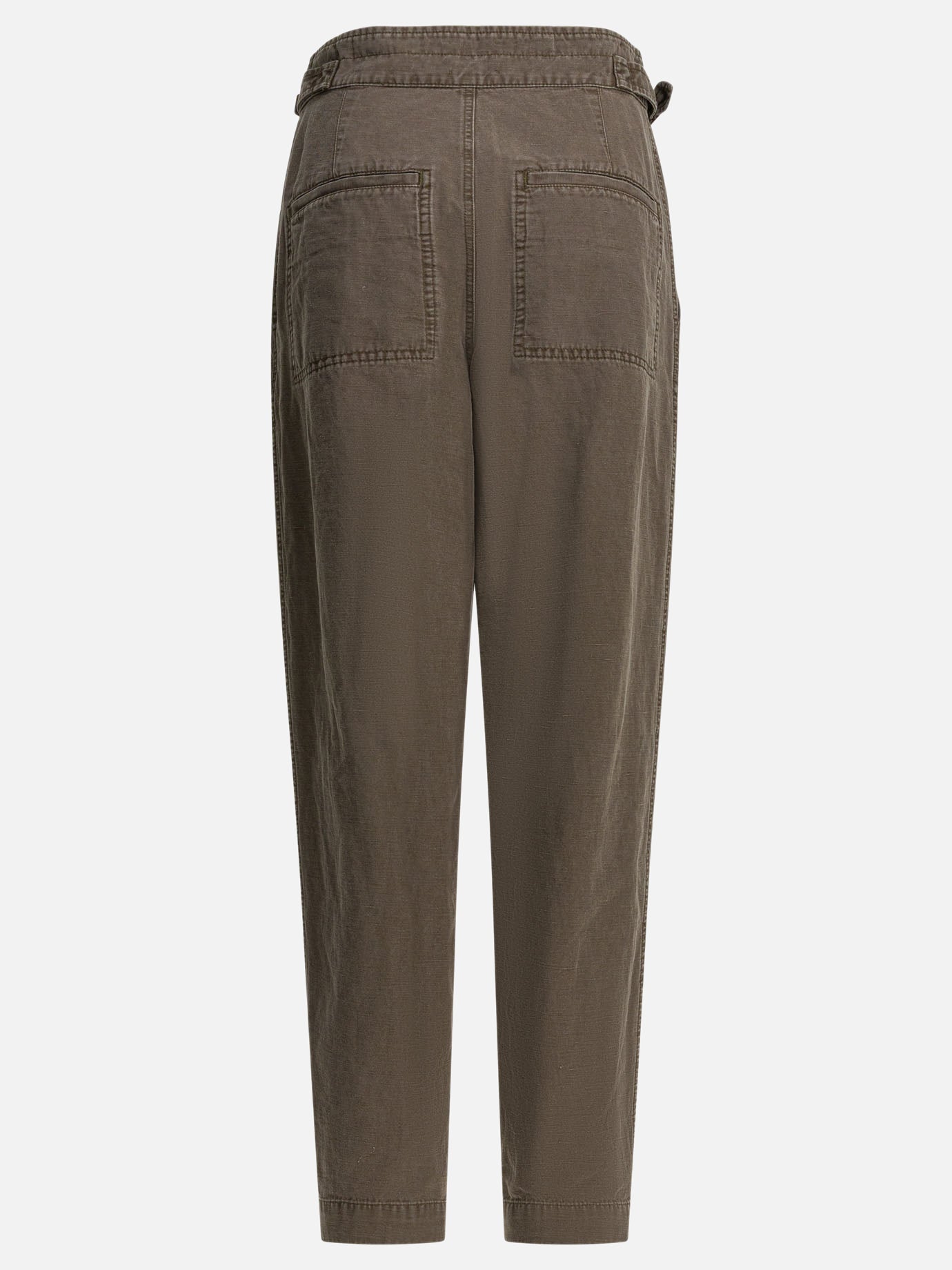 Leisure trousers Solid colour  Brown - Marant Étoile Women | PDP | VIETTI Online Store | Zoom-Modal_2
