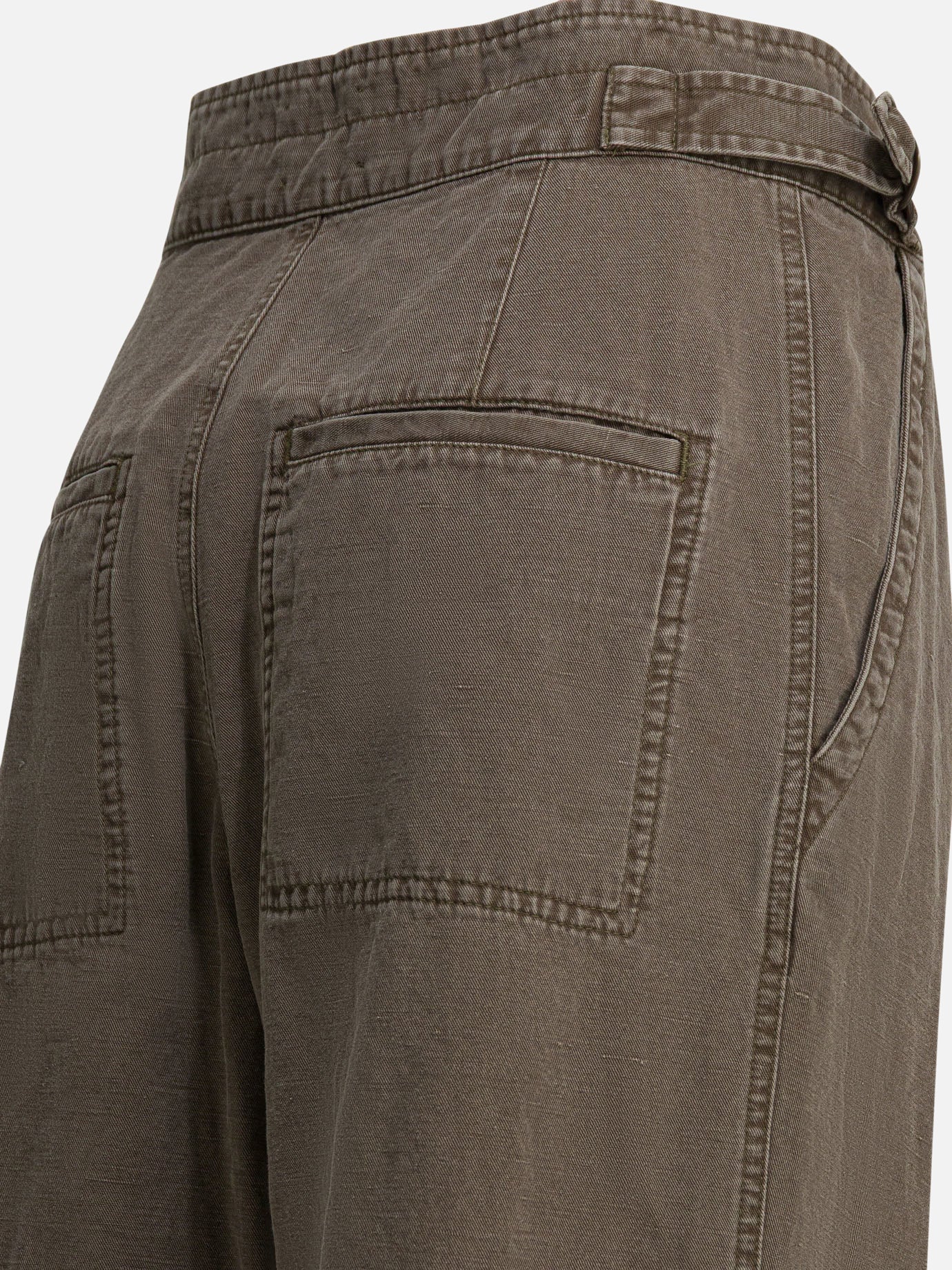 Leisure trousers Solid colour  Brown - Marant Étoile Women | PDP | VIETTI Online Store | Zoom-Modal_4
