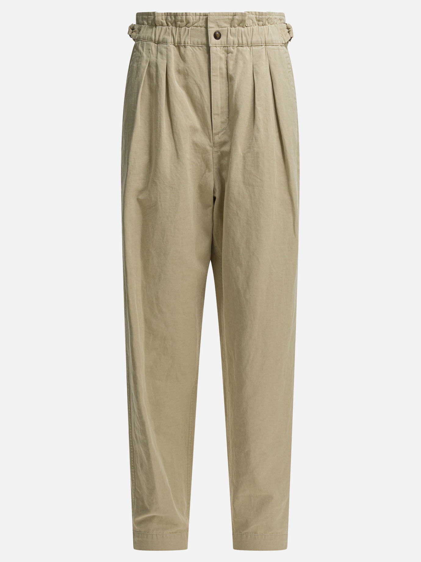 Leisure trousers Solid colour  Beige - Marant Étoile Women | PDP | VIETTI Online Store | thumbnail
