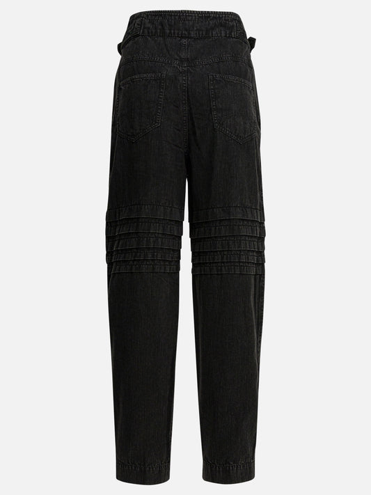 Pantaloni casual Solid colour  Nero - Marant Étoile Donna | PLP | VIETTI Online Store | 2
