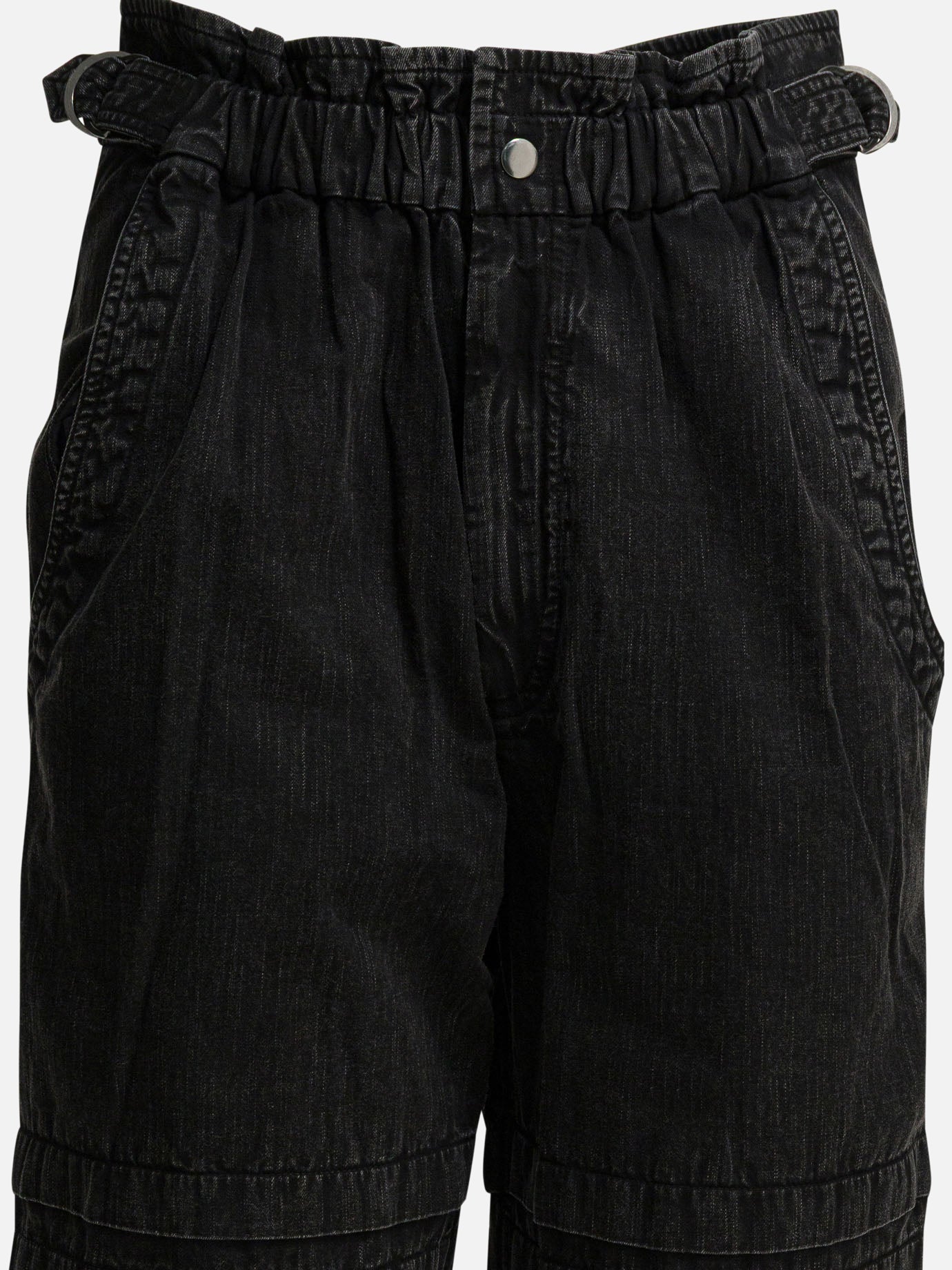 Leisure trousers Solid colour  Black - Marant Étoile Women | PDP | VIETTI Online Store | thumbnail_3