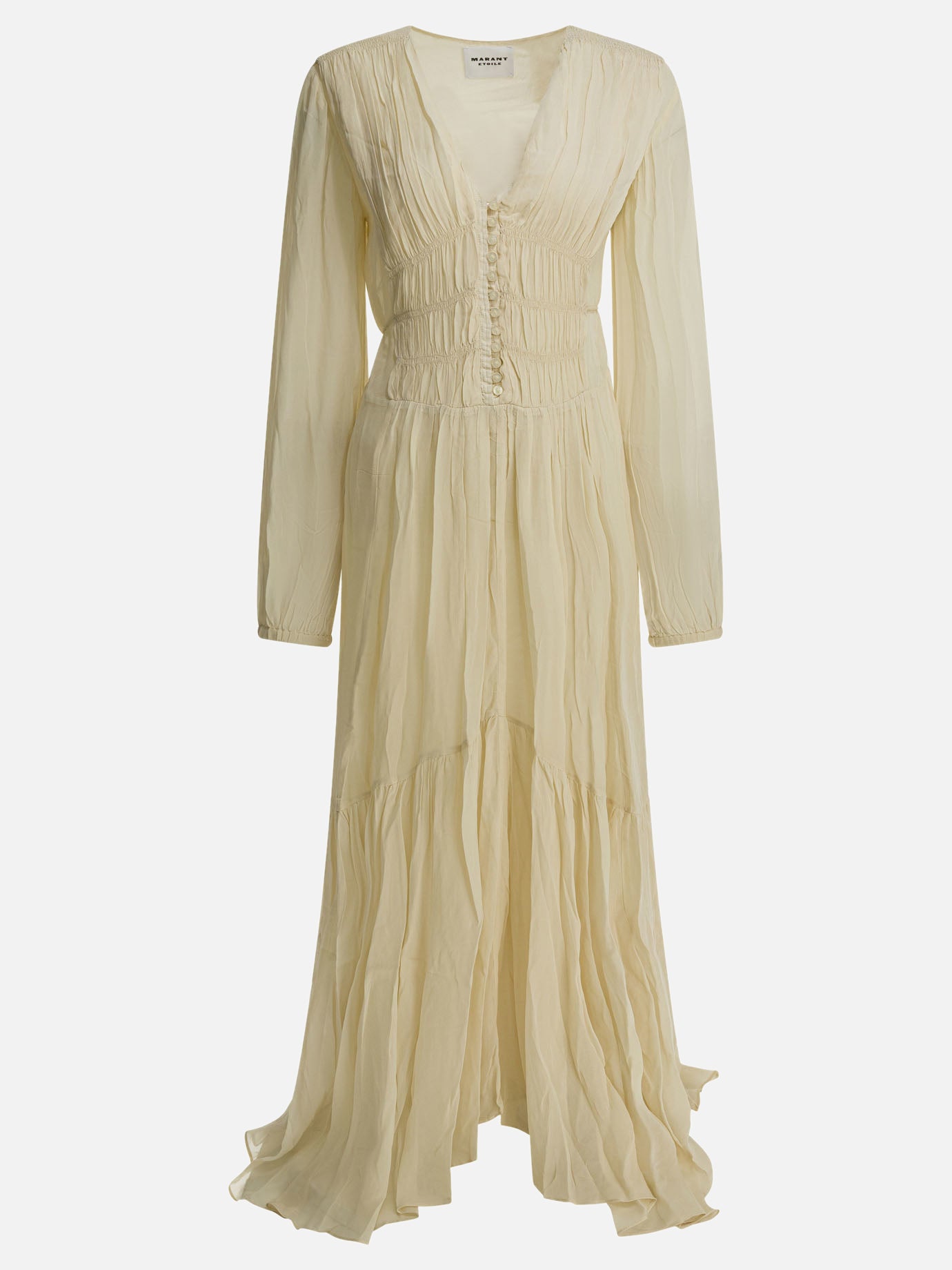 Long dresses Solid colour  Beige - Marant Étoile Women | PDP | VIETTI Online Store | thumbnail