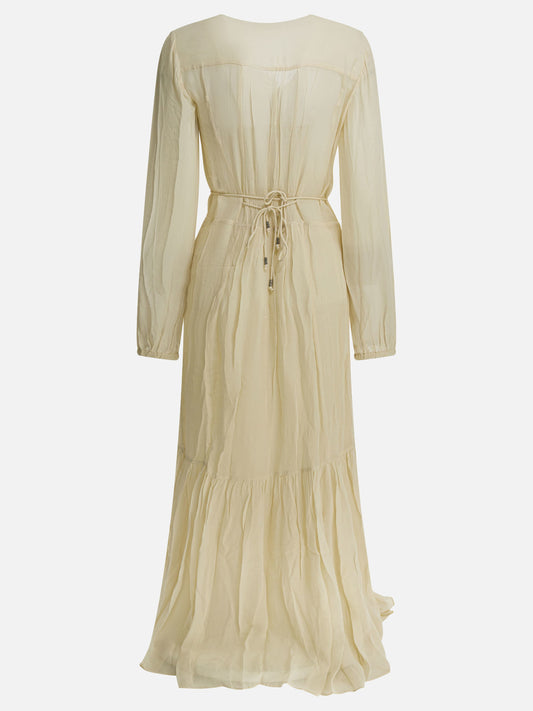 Marant Étoile "Briane" midi dress Beige

