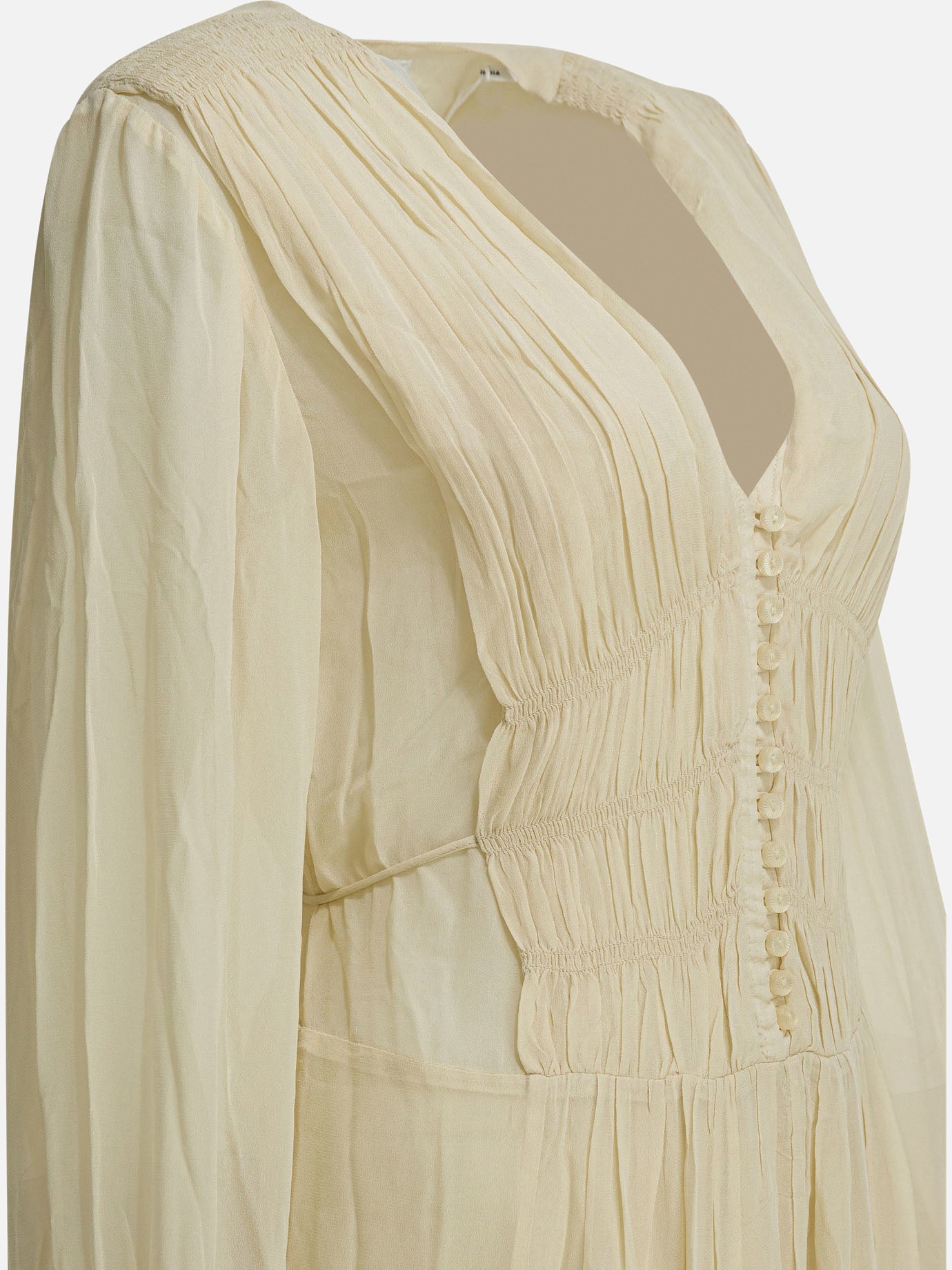 Abiti lunghi Solid colour  Beige - Marant Étoile Donna | PDP | VIETTI Online Store | thumbnail_3