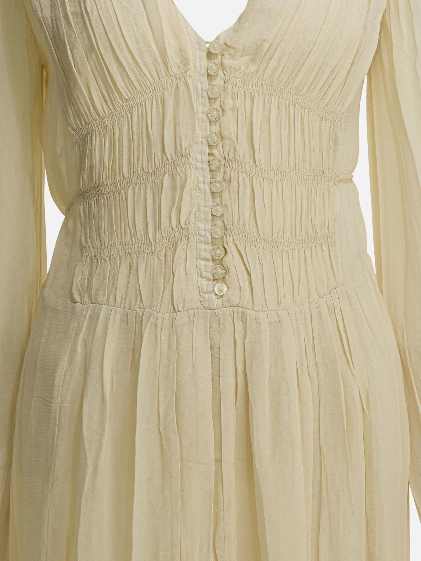 Abiti lunghi Solid colour  Beige - Marant Étoile Donna | PDP | VIETTI Online Store | thumbnail_4