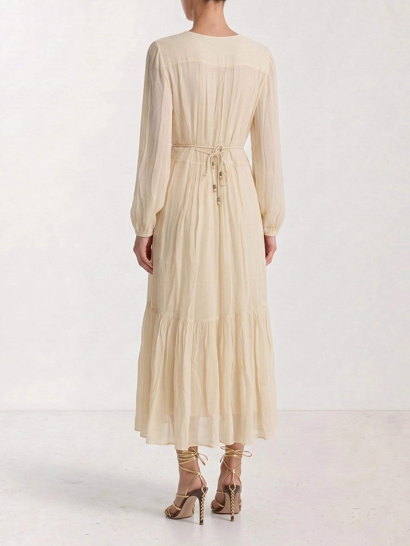 Long dresses Solid colour  Beige - Marant Étoile Women | PDP | VIETTI Online Store | thumbnail_3