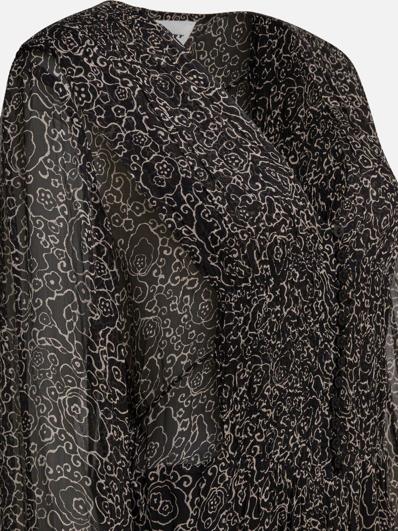 Midi dresses Floral  Black - Marant Étoile Women | PDP | VIETTI Online Store | Zoom-Modal_3
