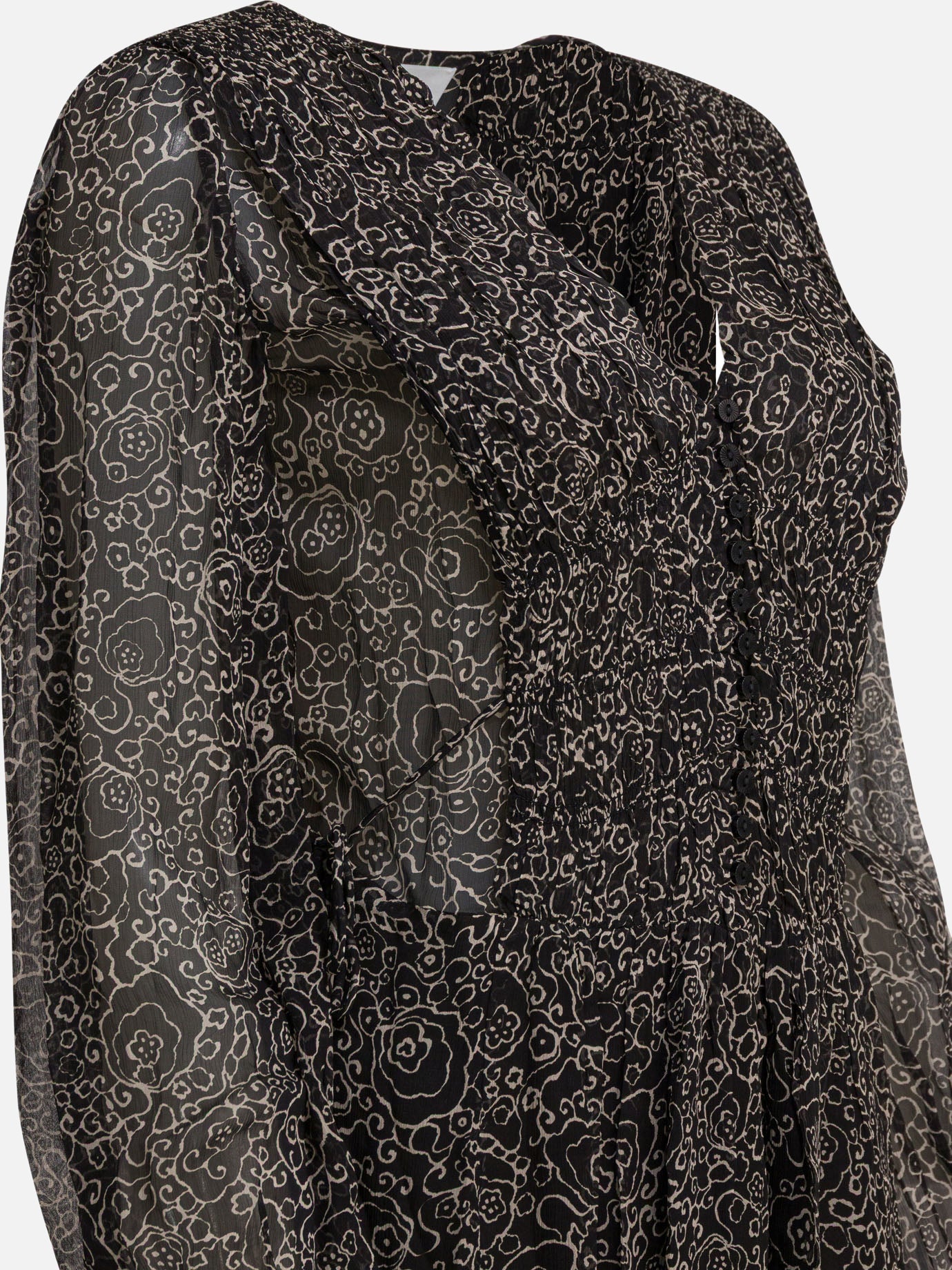 Abiti corti Floral  Nero - Marant Étoile Donna | PDP | VIETTI Online Store | Zoom-Modal_4
