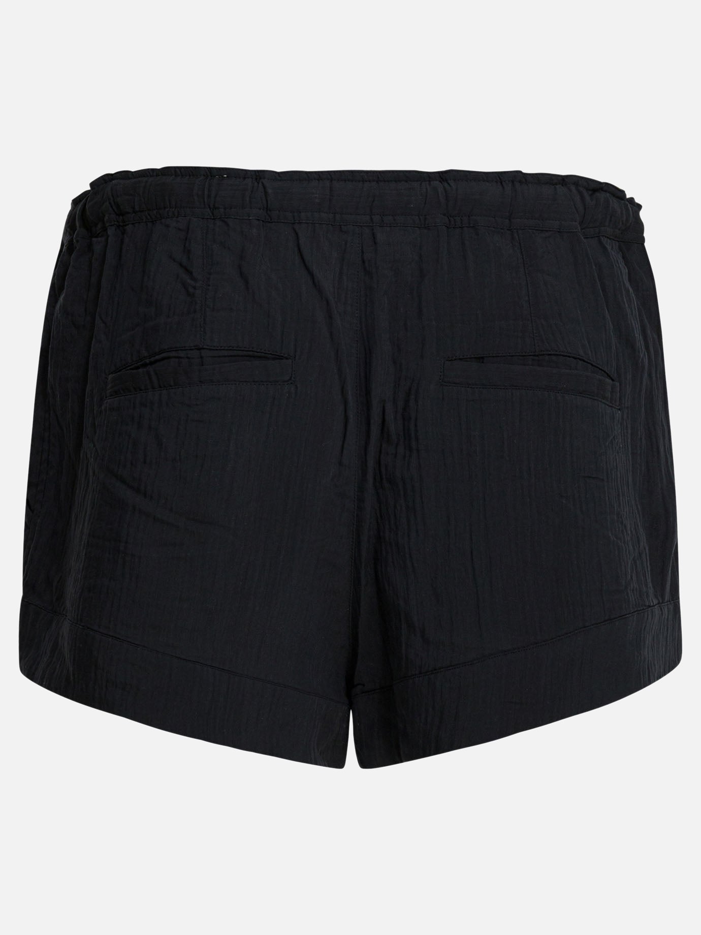 Drawstring shorts Solid colour  Black - Marant Étoile Women | PDP | VIETTI Online Store | Zoom-Modal_2
