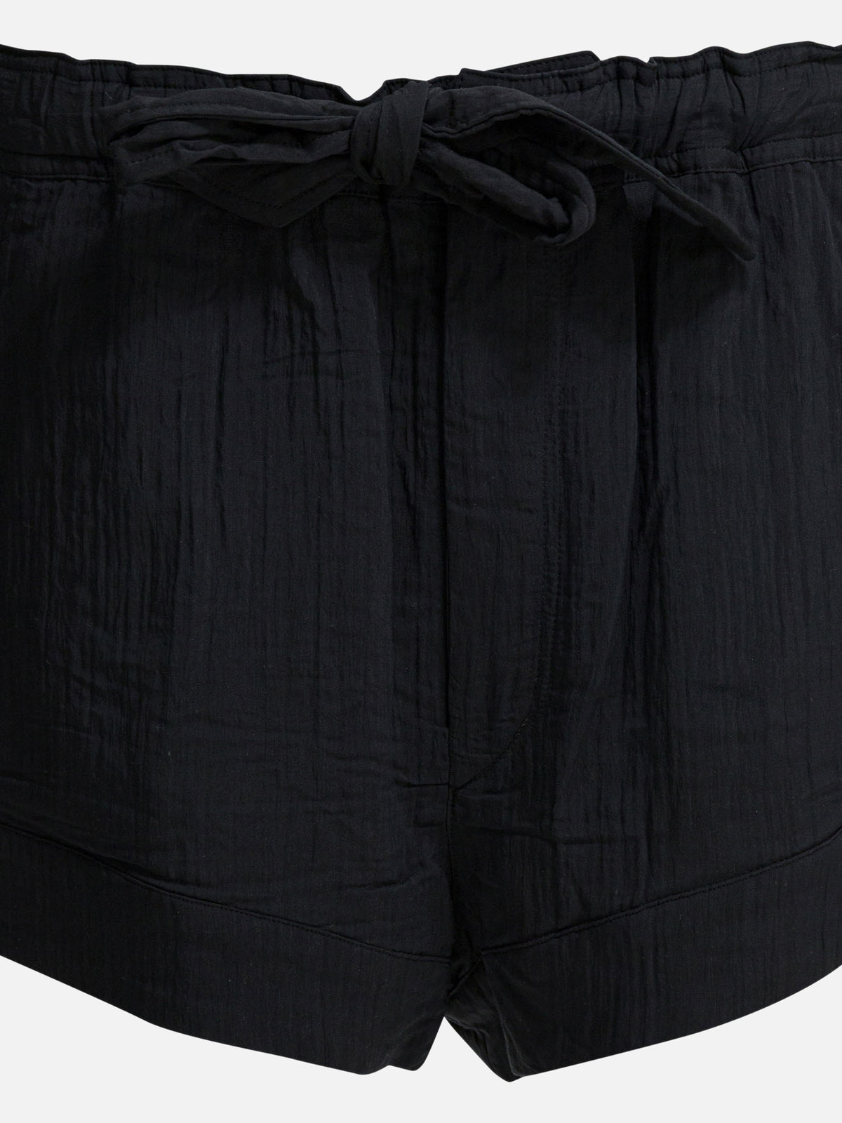 Marant Étoile "Birva" shorts with laces Black