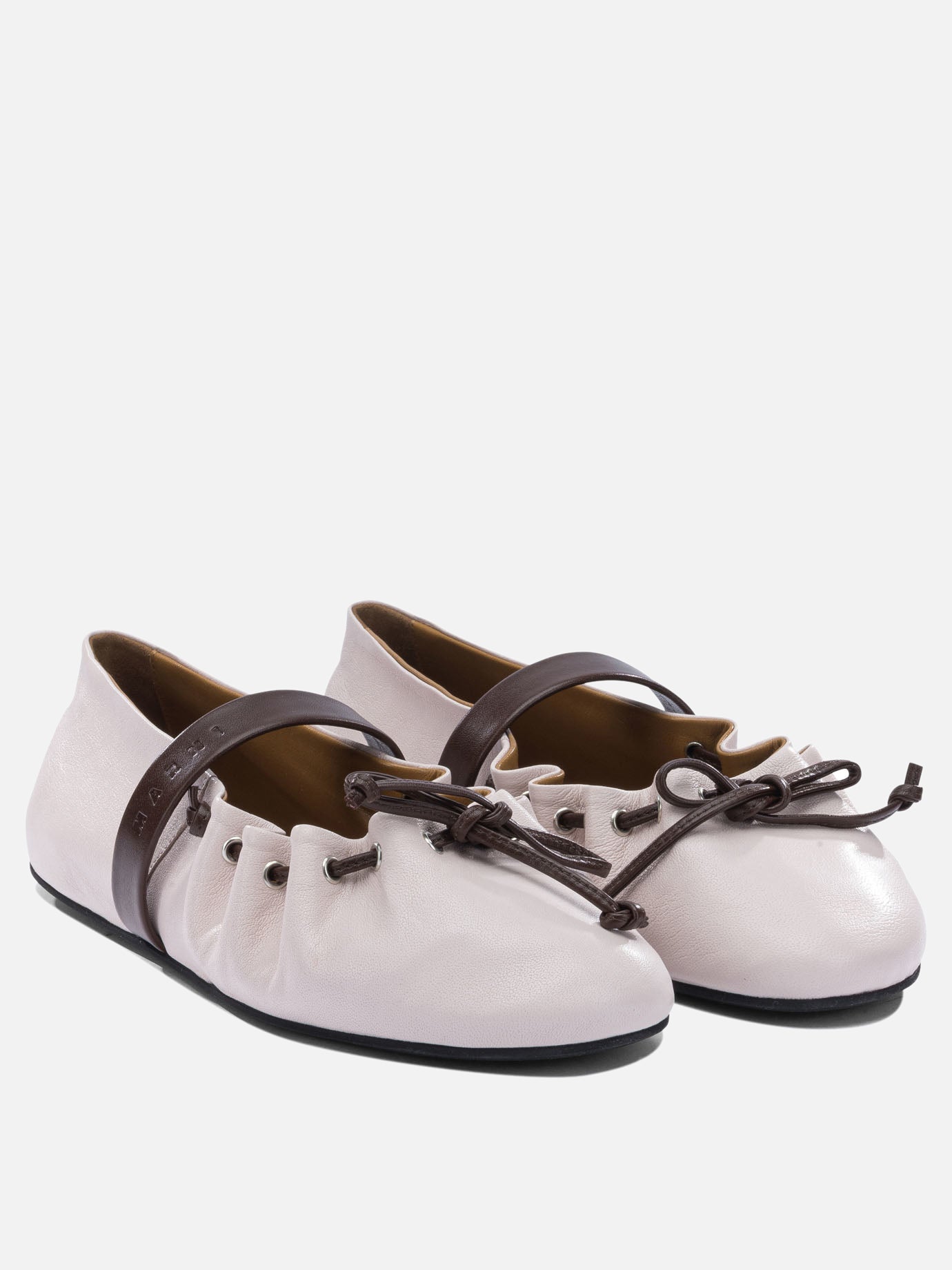Ballerine Mary Jane 100% ovine leather - 100% rubber  Rosa - Marni Donna | PDP | VIETTI Online Store | thumbnail_2