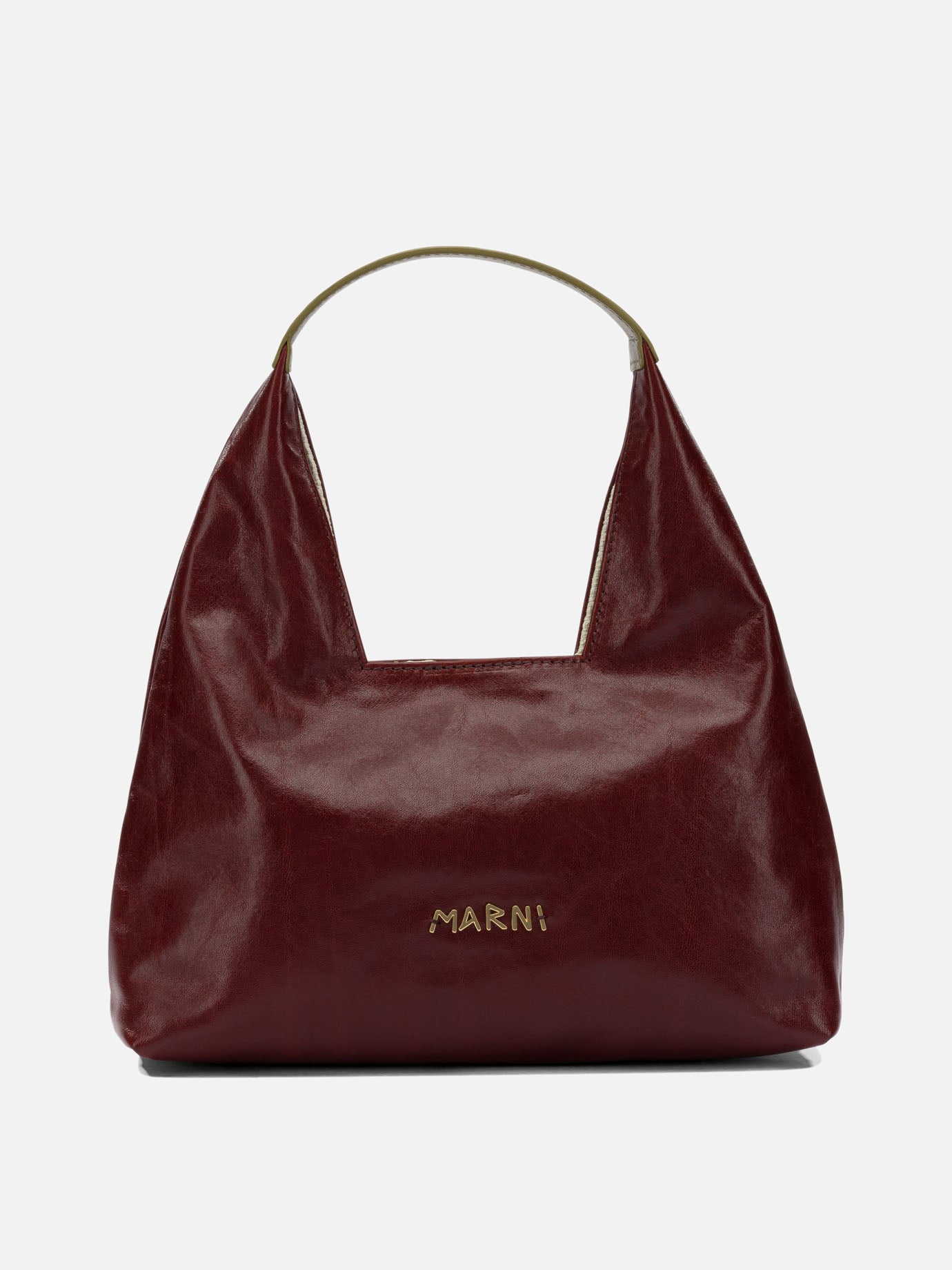 Small bags 100% calf leather - Lining: 100% cotton - Metallic parts: 100% brass  Bordeaux - Marni Women | PDP | VIETTI Online Store | Zoom-Modal

