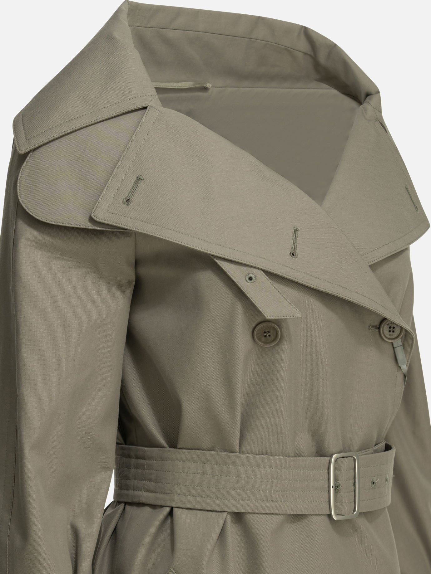 Impermeabili & Trench Solid colour  Grigio - Max Mara Donna | PDP | VIETTI Online Store | thumbnail_3