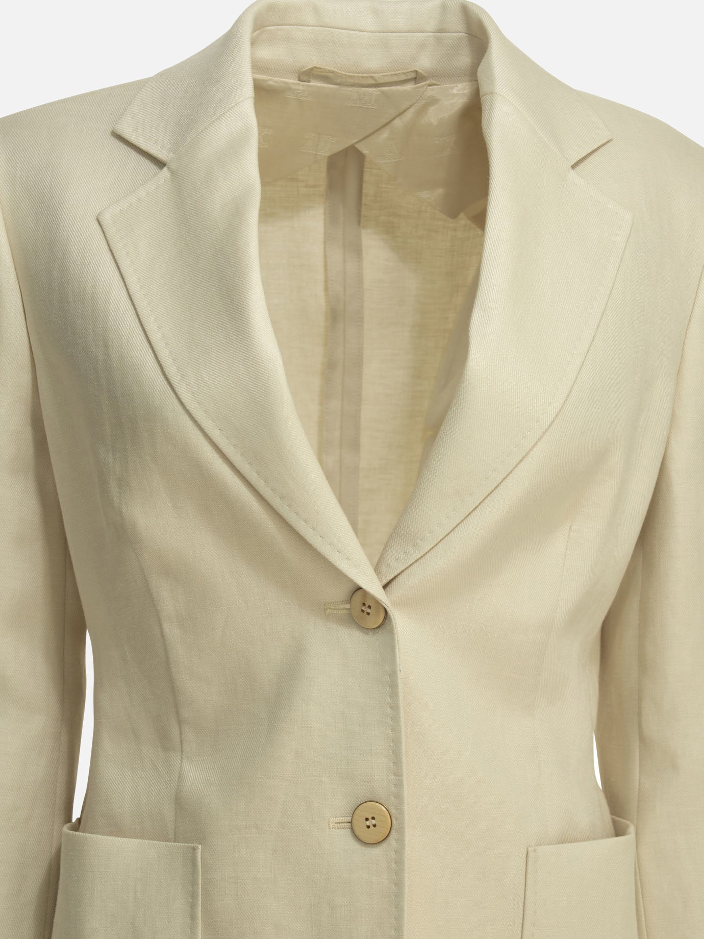 Blazers Solid colour  Beige - Max Mara Women | PDP | VIETTI Online Store | thumbnail_3