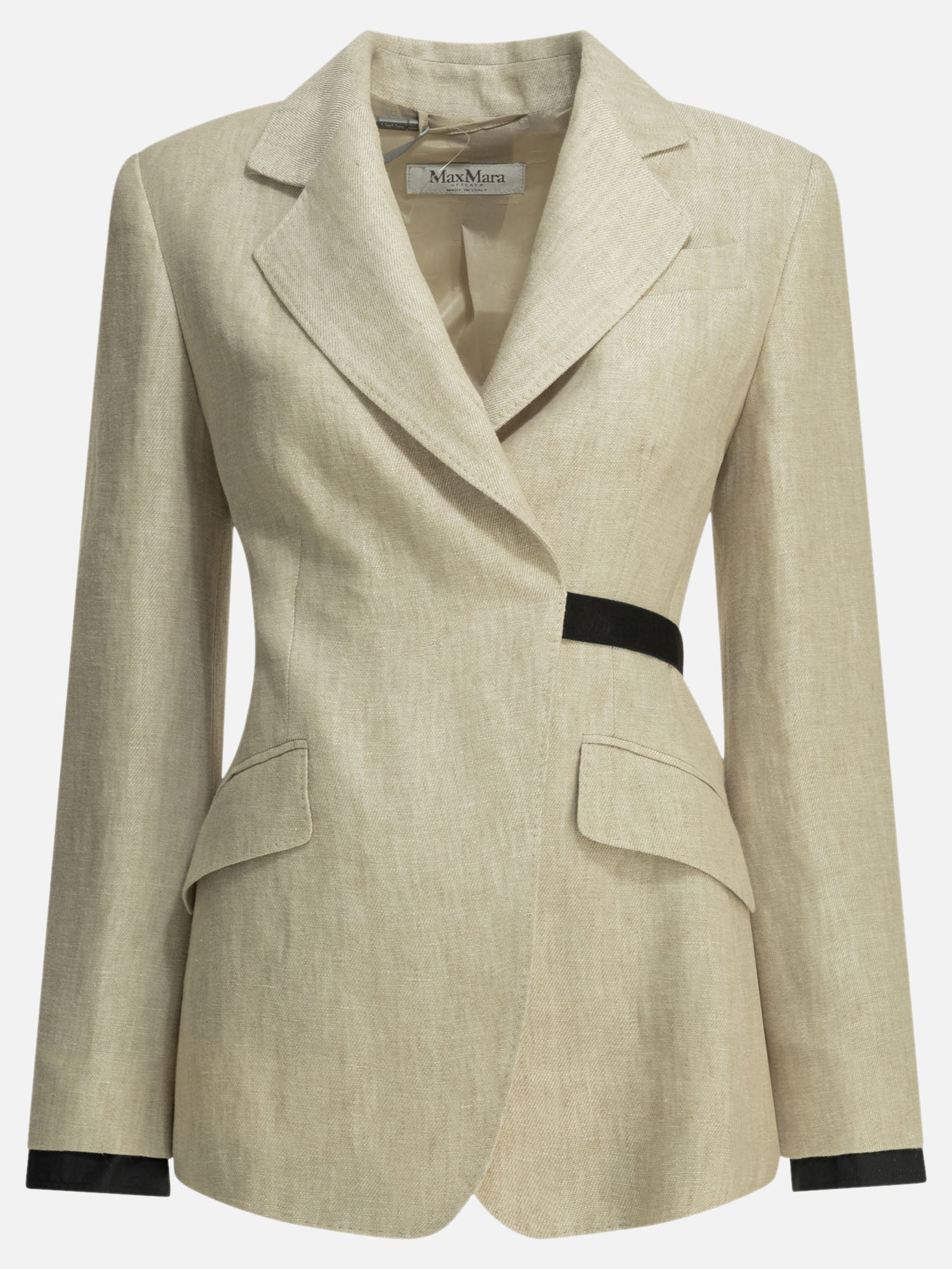 Blazers Solid colour  Beige - Max Mara Women | PDP | VIETTI Online Store | Zoom-Modal
