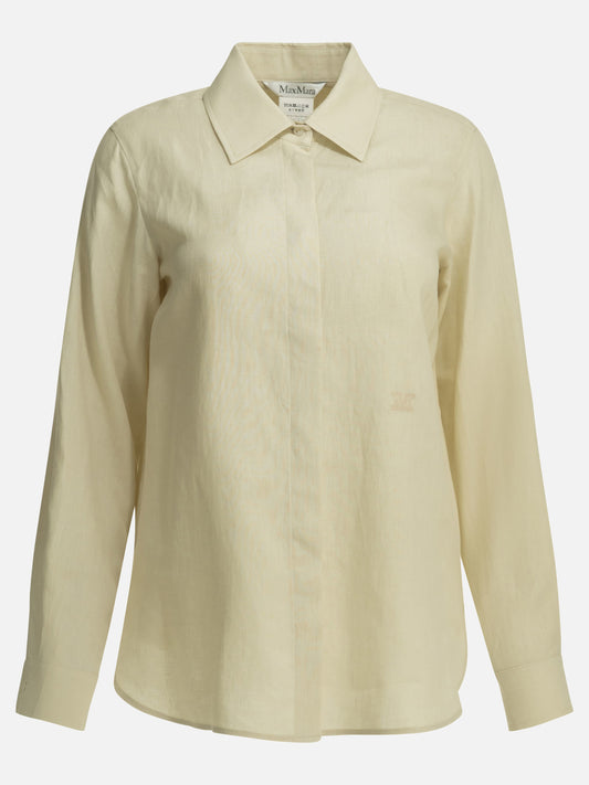 Casual shirts Solid colour  Beige - Max Mara Women | PLP | VIETTI Online Store 
