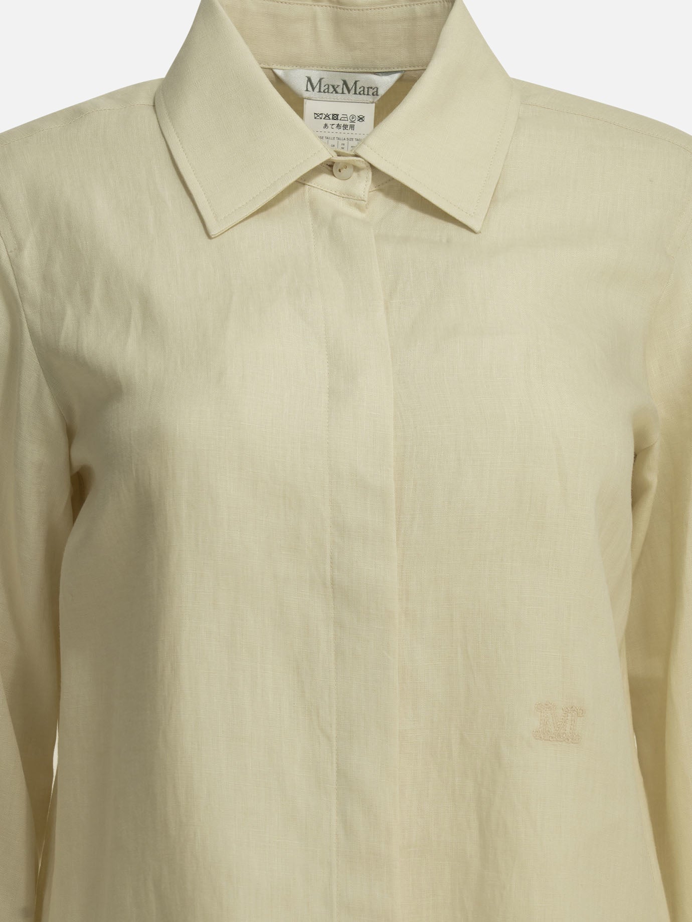 Casual shirts Solid colour  Beige - Max Mara Women | PDP | VIETTI Online Store | thumbnail_3