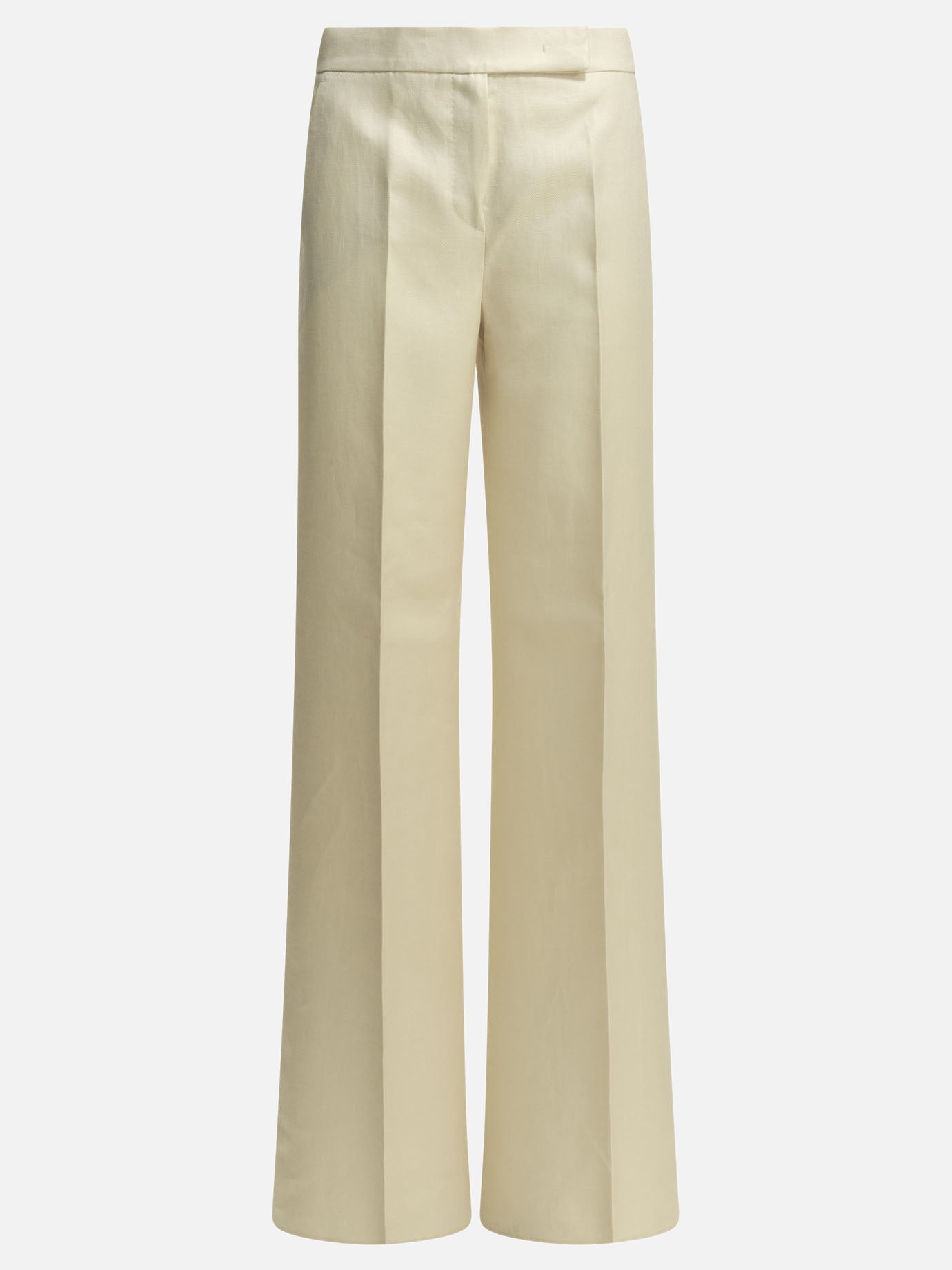 Tailored trousers Solid colour  Beige - Max Mara Women | PDP | VIETTI Online Store | thumbnail