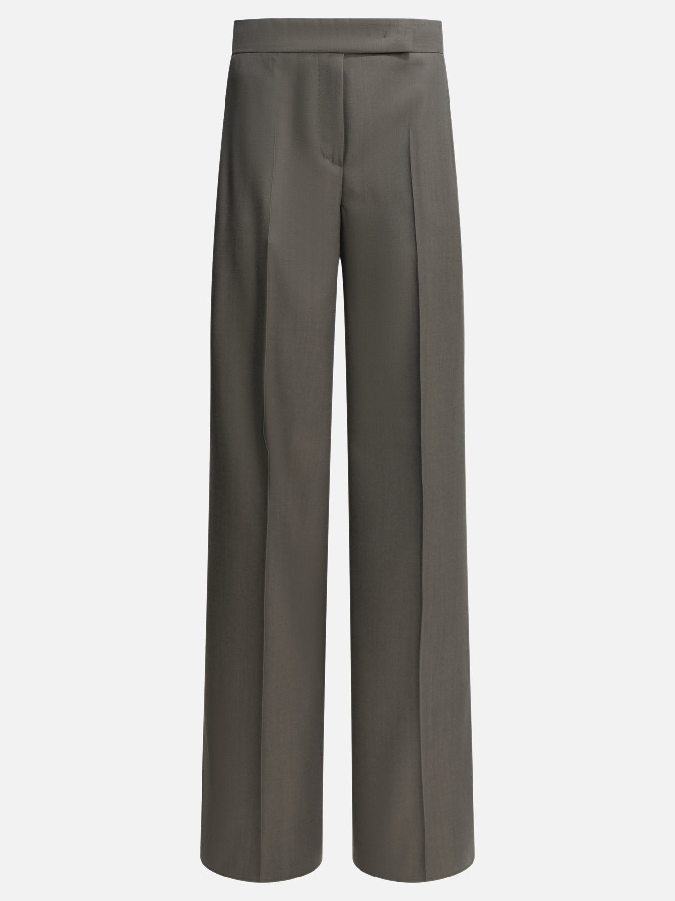 Tailored trousers Solid colour  Grey - Max Mara Women | PDP | VIETTI Online Store | Zoom-Modal
