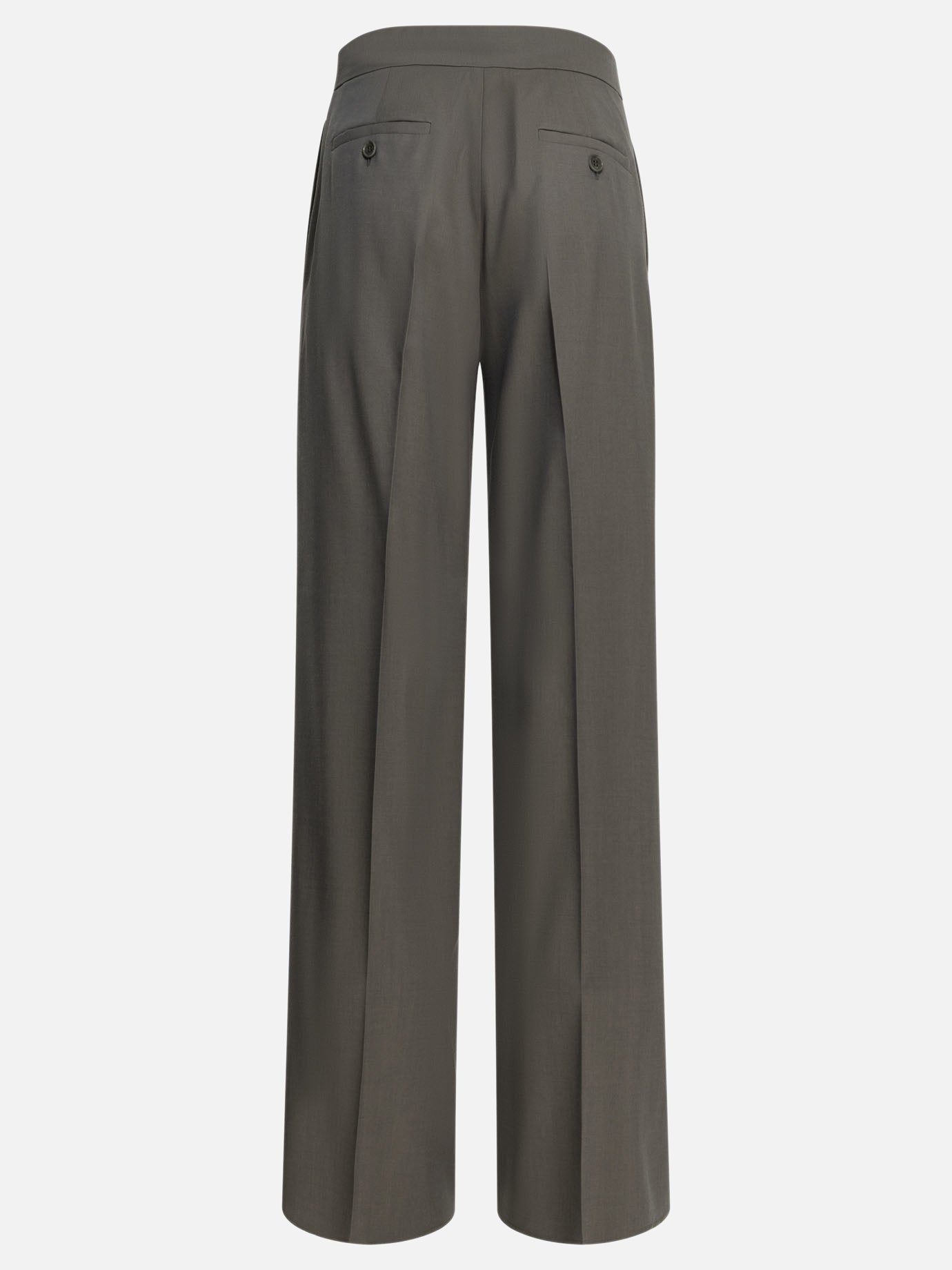 Tailored trousers Solid colour  Grey - Max Mara Women | PDP | VIETTI Online Store | Zoom-Modal_2
