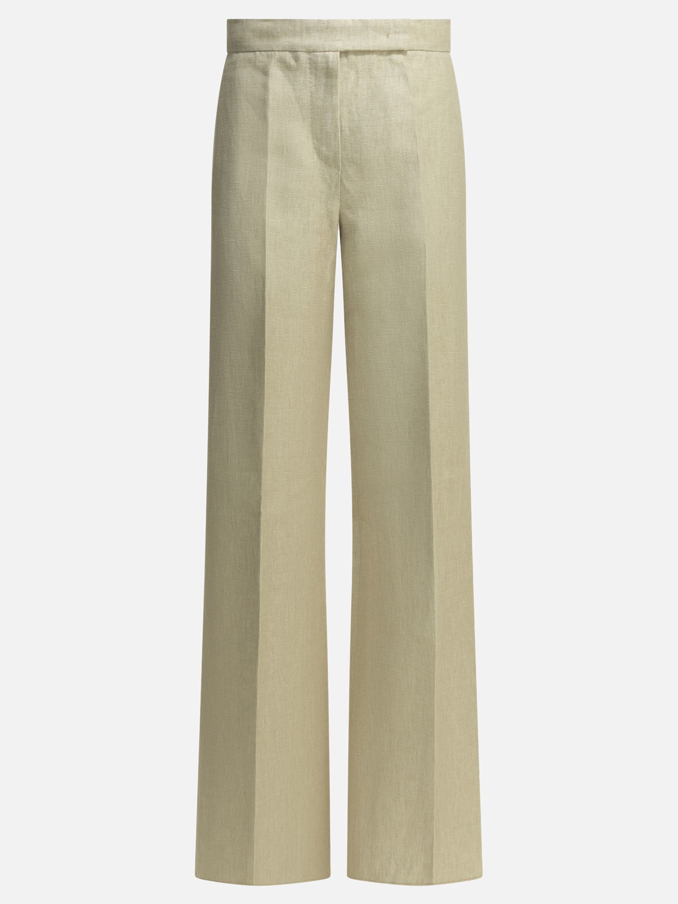 Tailored trousers Solid colour  Beige - Max Mara Women | PDP | VIETTI Online Store | thumbnail