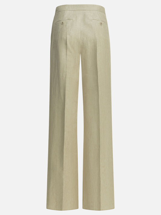 Tailored trousers Solid colour  Beige - Max Mara Women | VIETTI Online Store | 2
