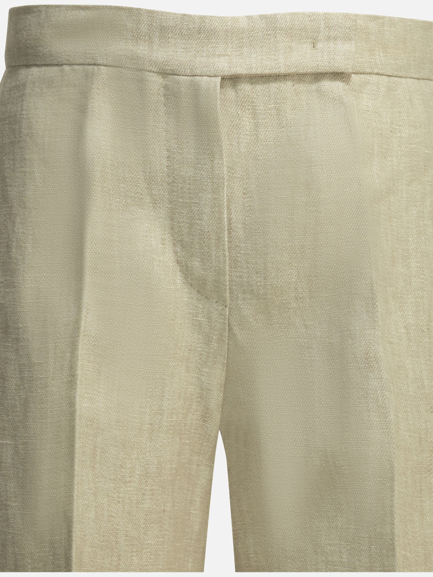 Tailored trousers Solid colour  Beige - Max Mara Women | PDP | VIETTI Online Store | thumbnail_3