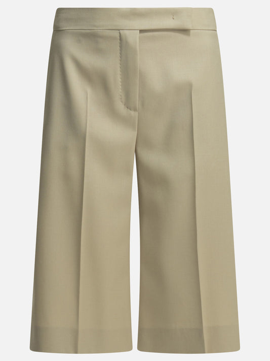 Formal shorts Solid colour  Beige - Max Mara Women | PLP | VIETTI Online Store 
