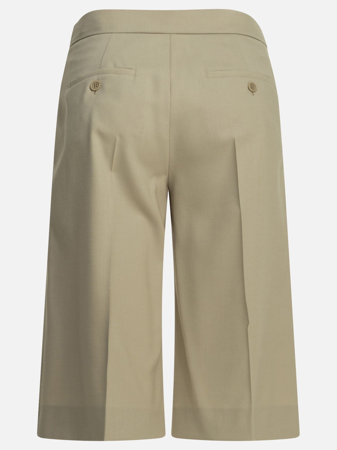 Formal shorts Solid colour  Beige - Max Mara Women | PDP | VIETTI Online Store | thumbnail_2