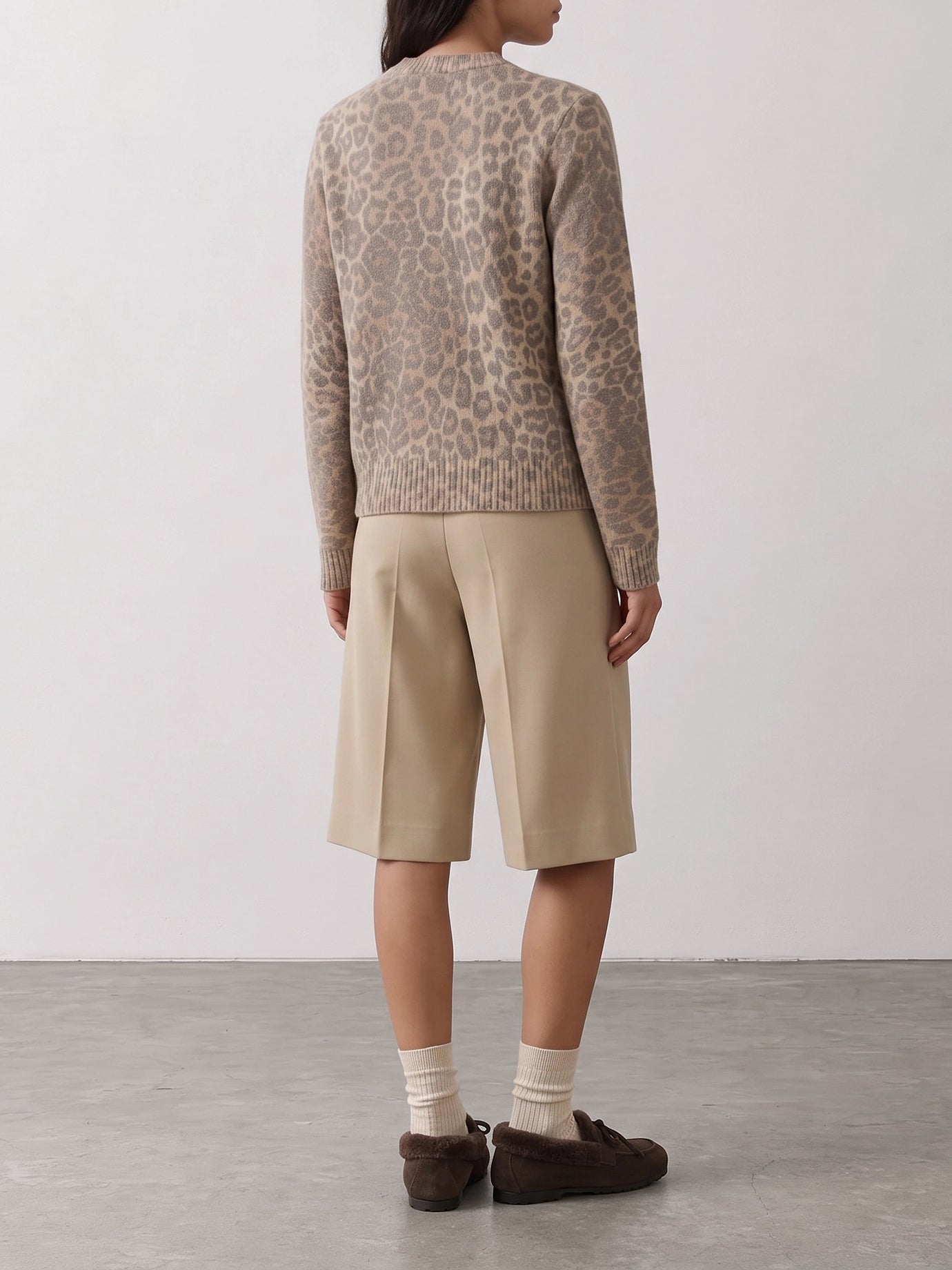 Short formali Solid colour  Beige - Max Mara Donna | PDP | VIETTI Online Store | Zoom-Modal_3
