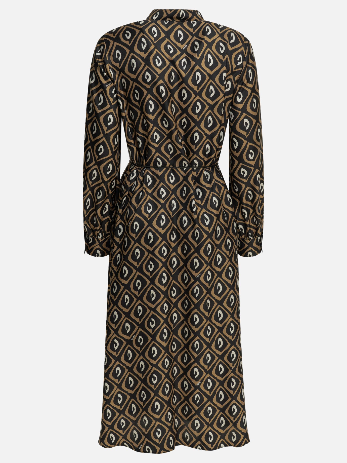 Max Mara Long chemise dress Black - Women Max Mara Long chemise dress Black - Women