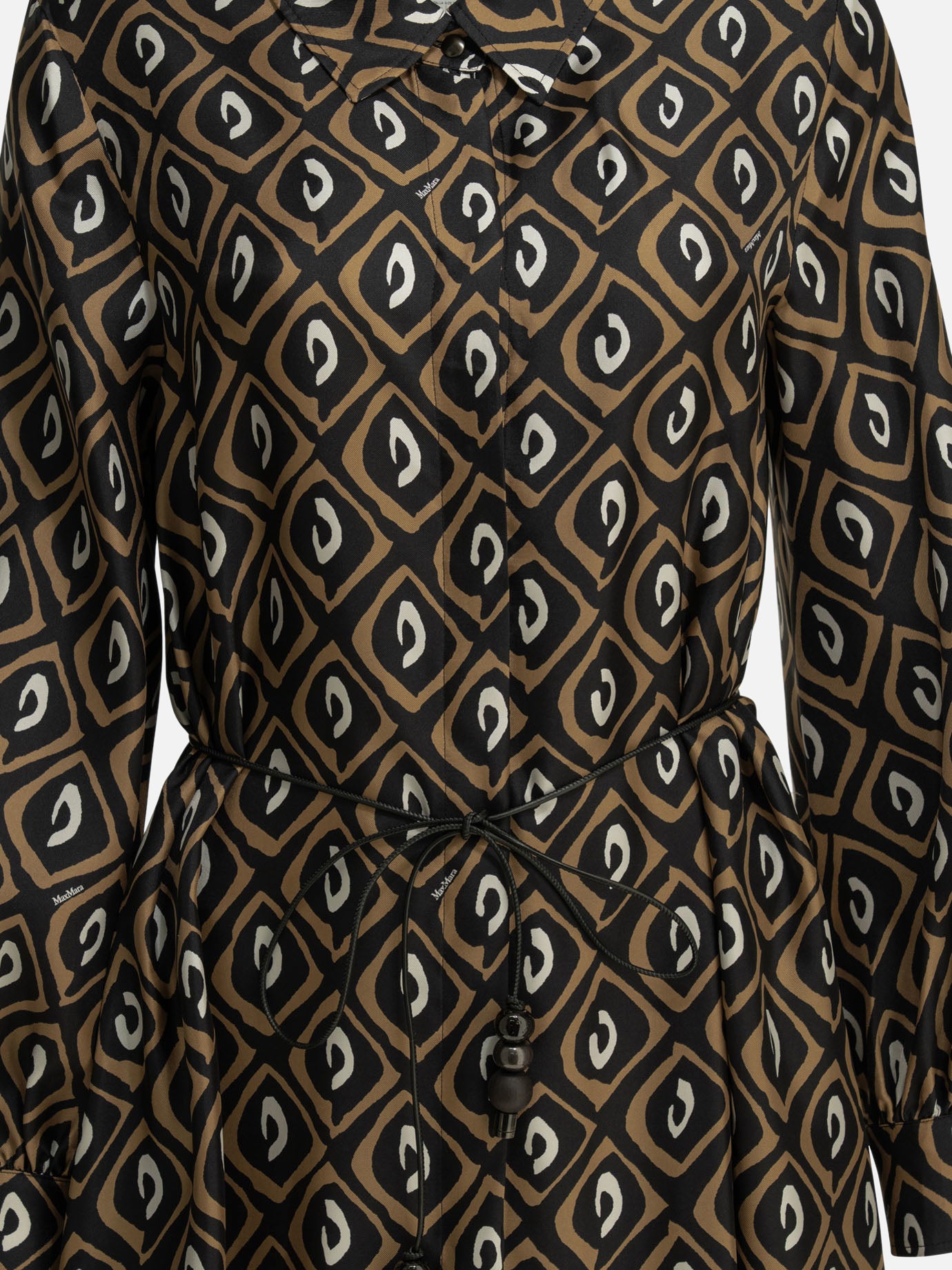 Long dresses Graphics  Black - Max Mara Women | PDP | VIETTI Online Store | thumbnail_3