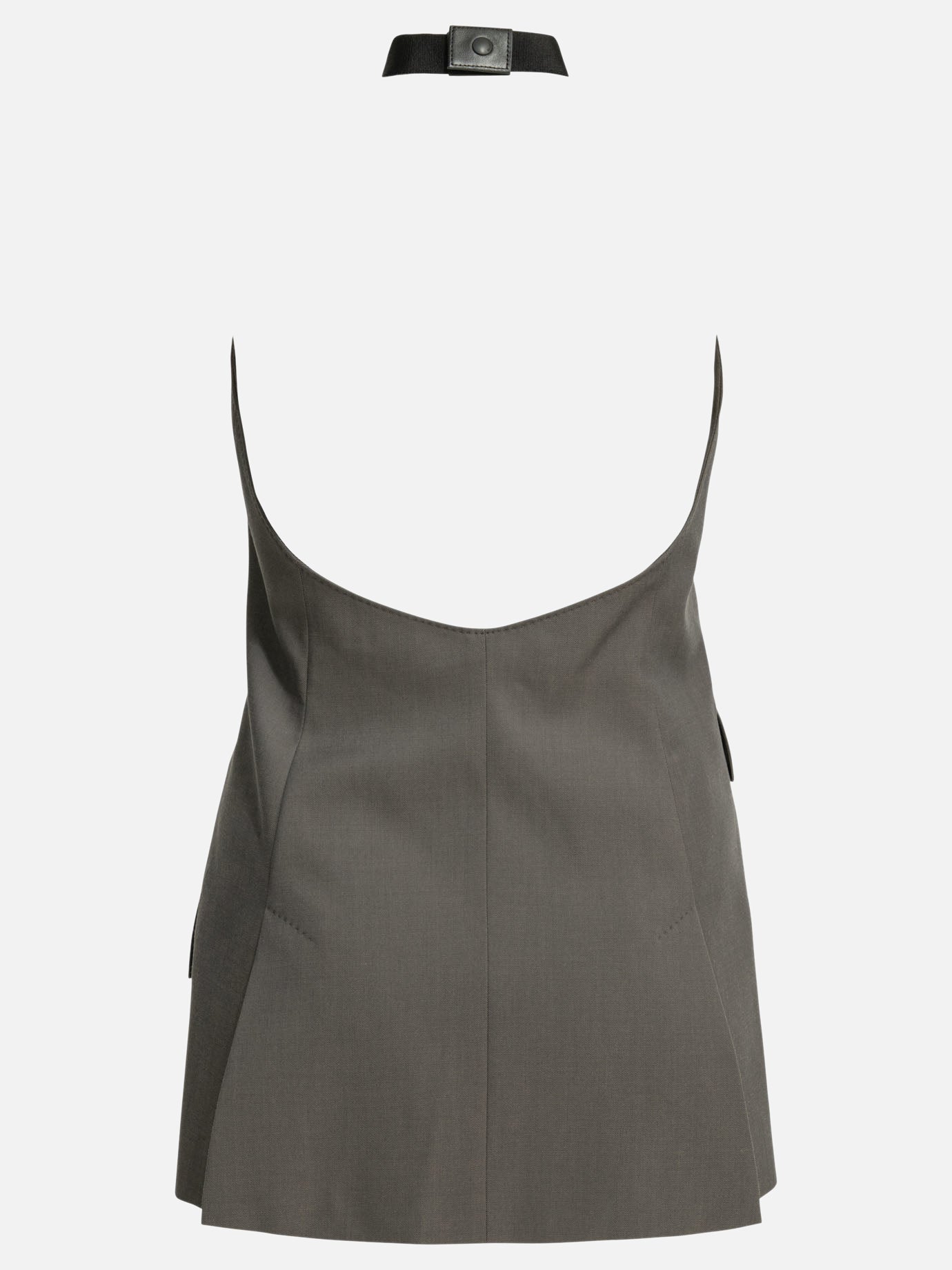 Vest jackets Solid colour  Grey - Max Mara Women | PDP | VIETTI Online Store | thumbnail_4