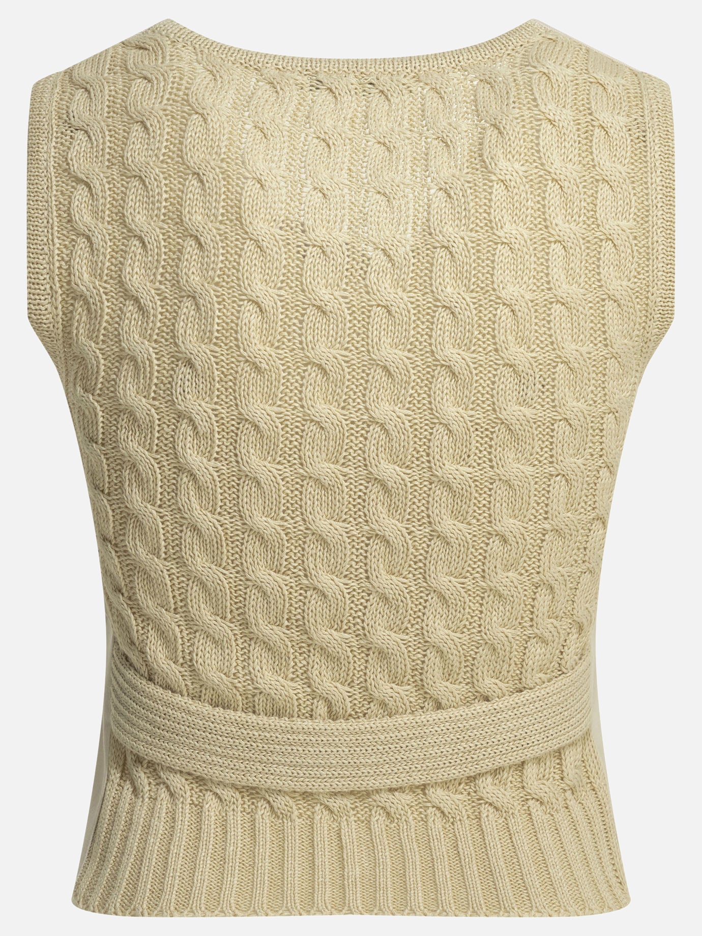 Vests Solid colour  Beige - Max Mara Women | PDP | VIETTI Online Store | Zoom-Modal_2
