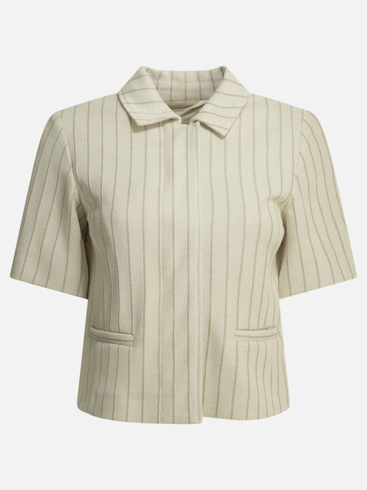 Max Mara Pinstripe blazer White

