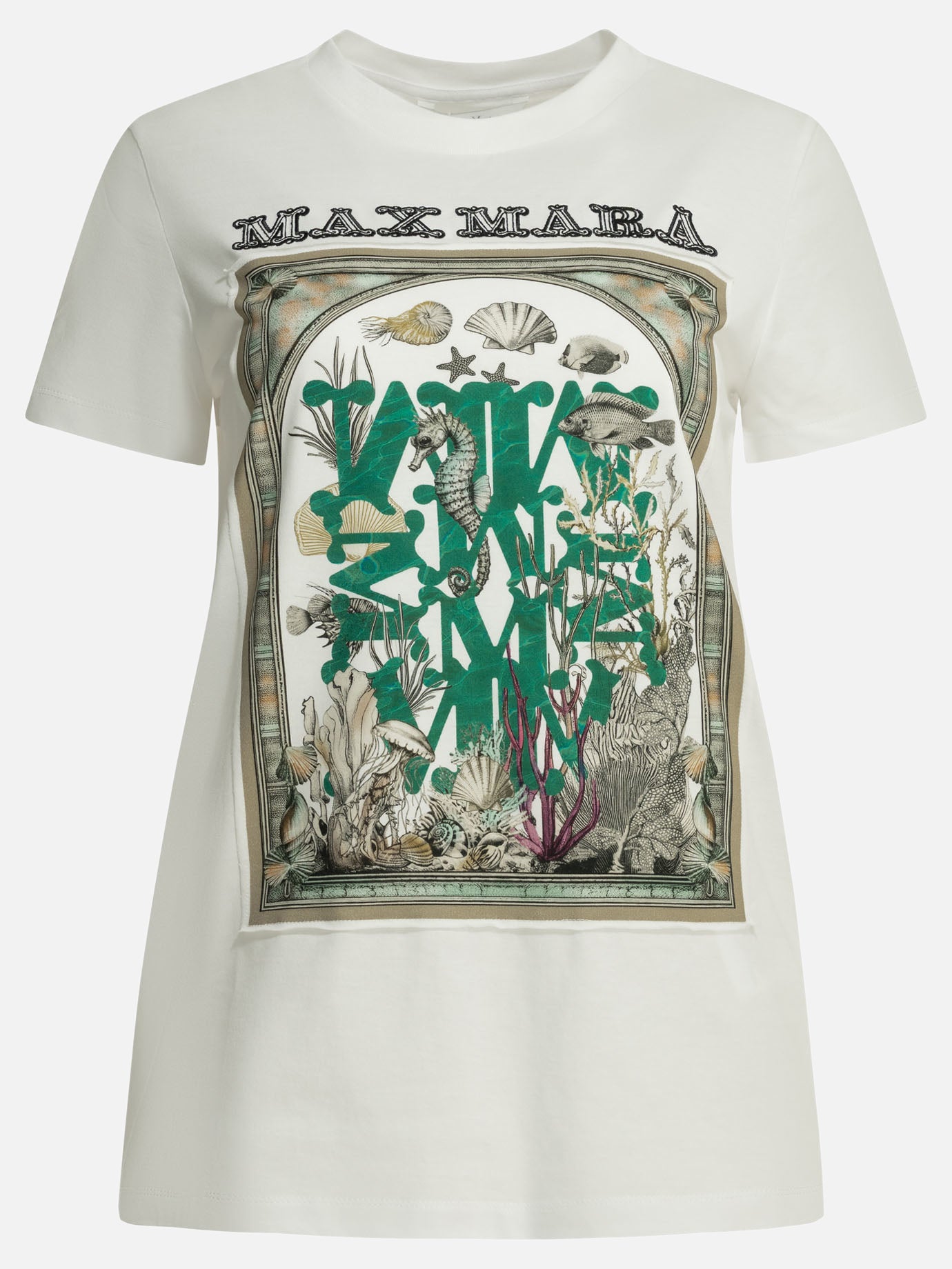 Crewneck t-shirts Logo  White - Max Mara Women | PDP | VIETTI Online Store | thumbnail