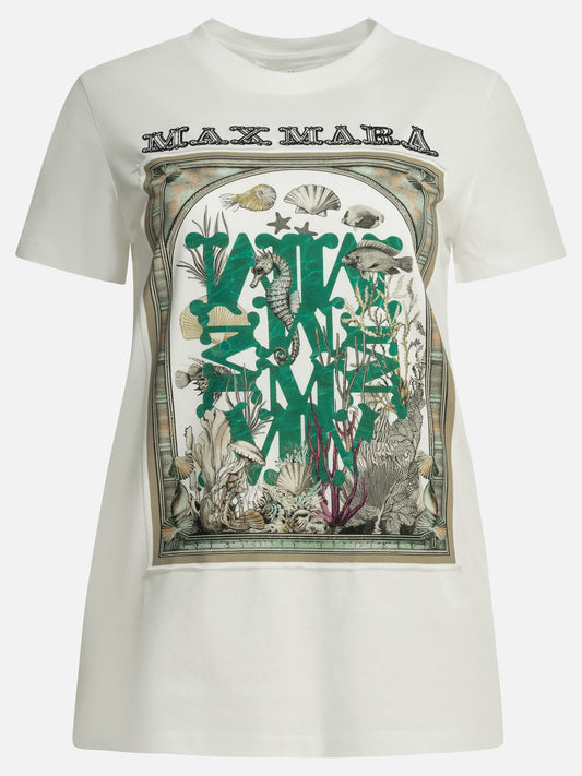 Crewneck t-shirts Logo  White - Max Mara Women | PDP | VIETTI Online Store 
