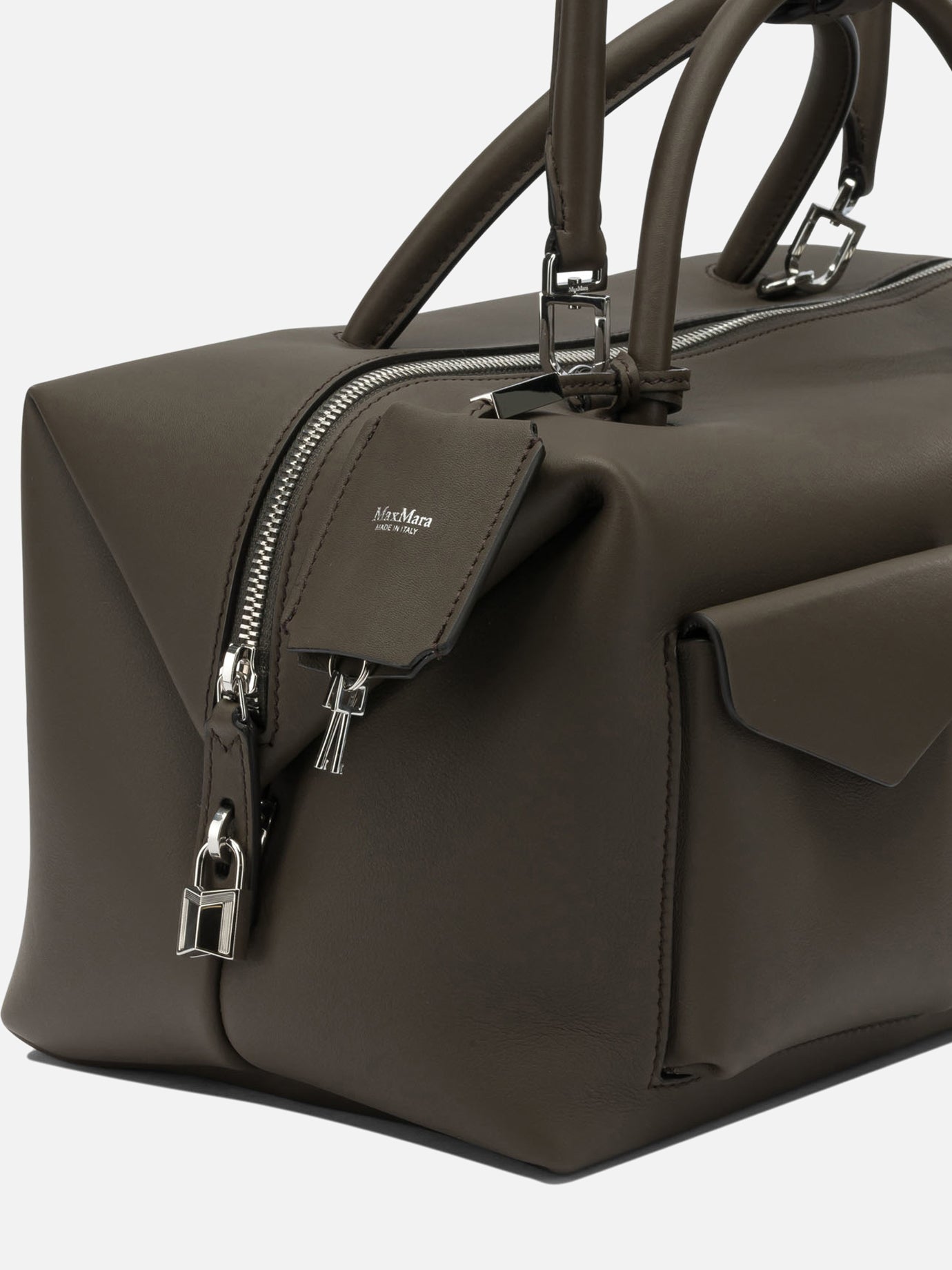 Max Mara Medium leather handbag Brown - Women | VIETTI Online Store