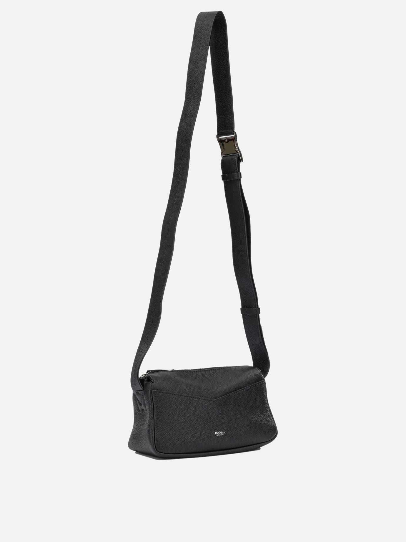 Max Mara Small leather shoulder bag Black - Women | VIETTI Online