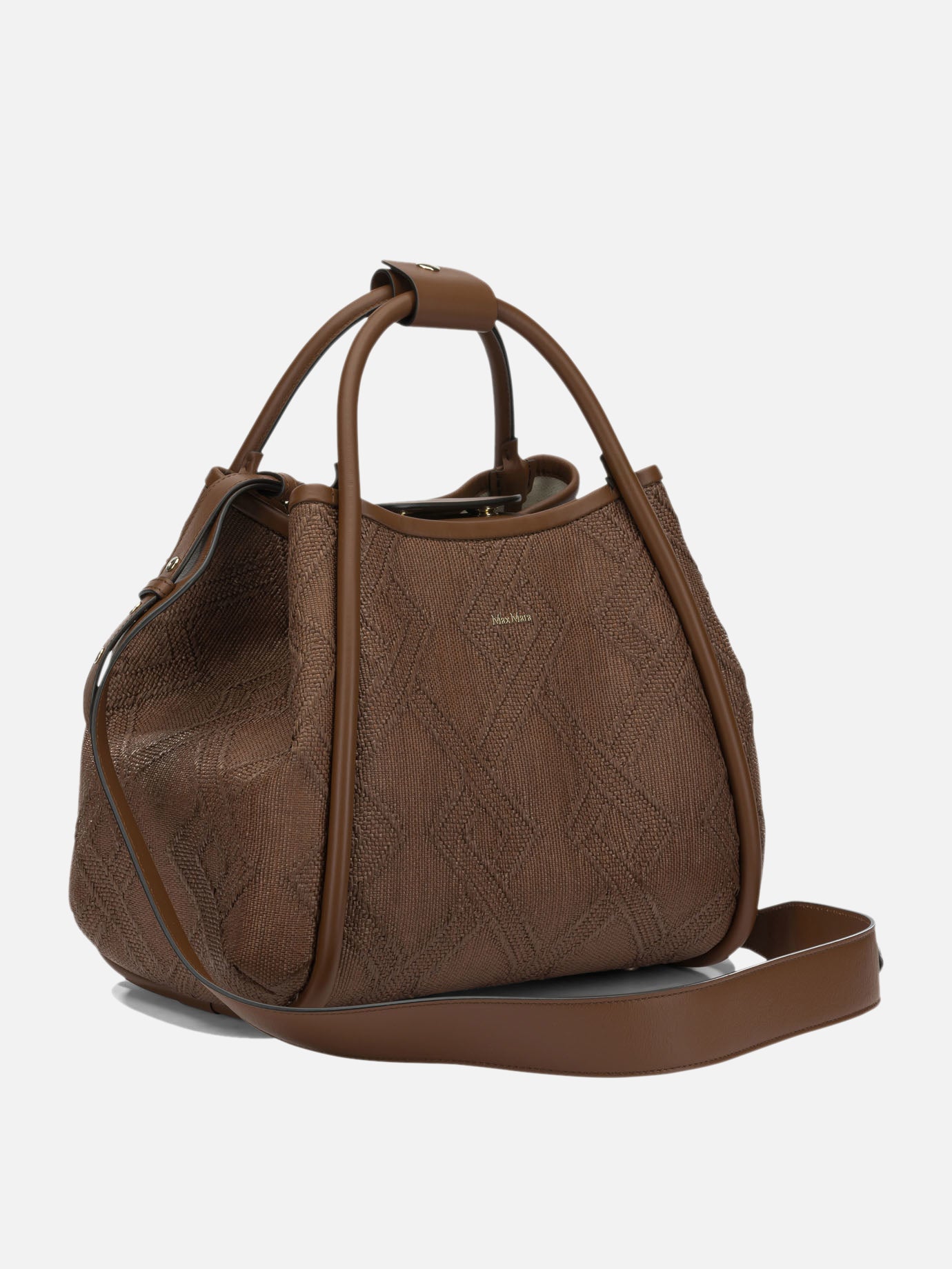 Medium bags 100% polyamide - Lining: 62% cotton 38% linen  Brown - Max Mara Women | PDP | VIETTI Online Store | Zoom-Modal_2

