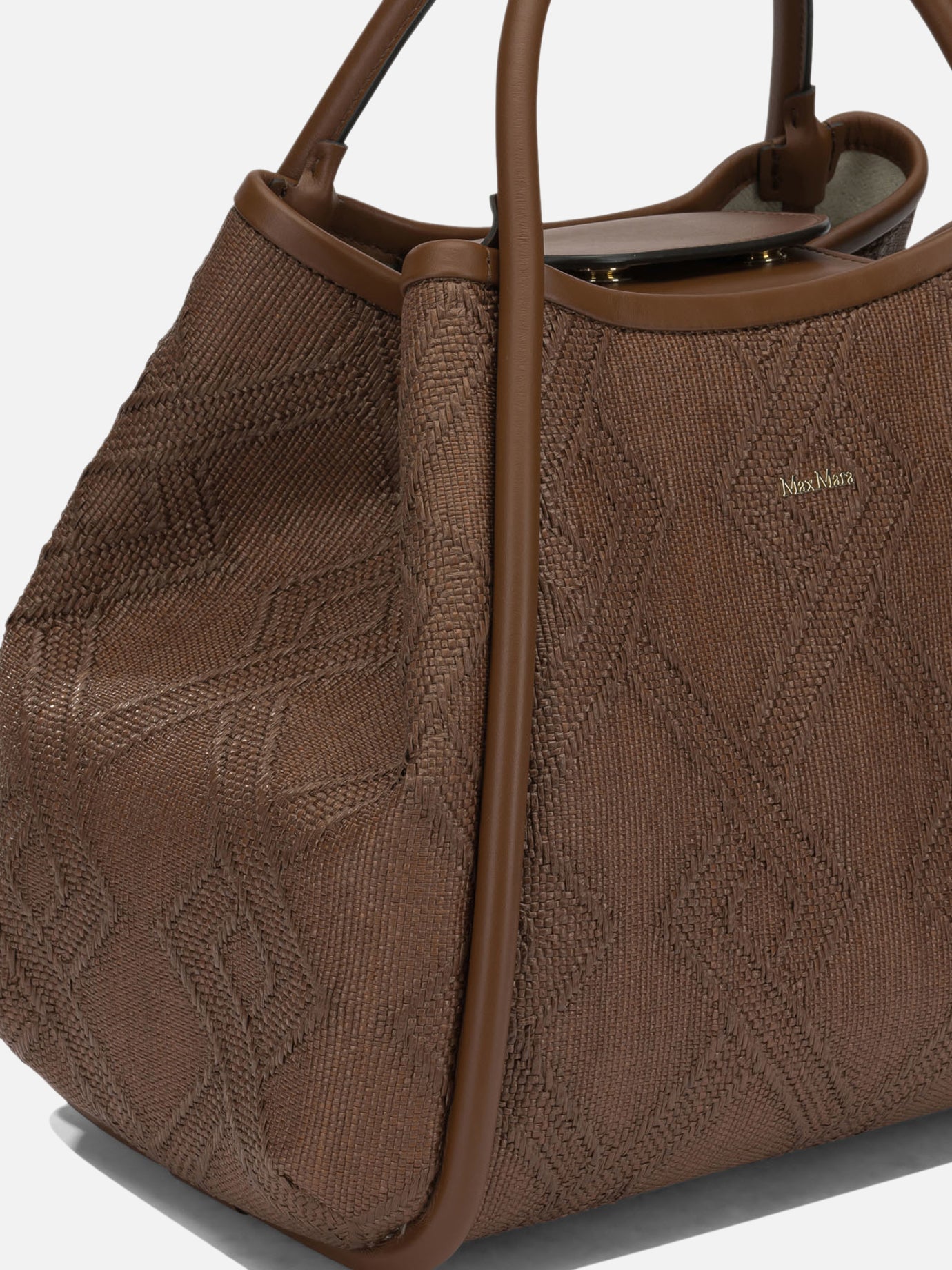 Medium bags 100% polyamide - Lining: 62% cotton 38% linen  Brown - Max Mara Women | PDP | VIETTI Online Store | Zoom-Modal_4
