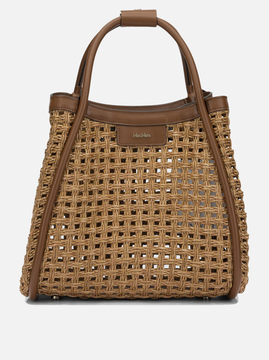 Medium bags 100% polyamide - Lining: 52% cotton 27% polyamide 21% linen  Beige - Max Mara Women | PLP | VIETTI Online Store 
