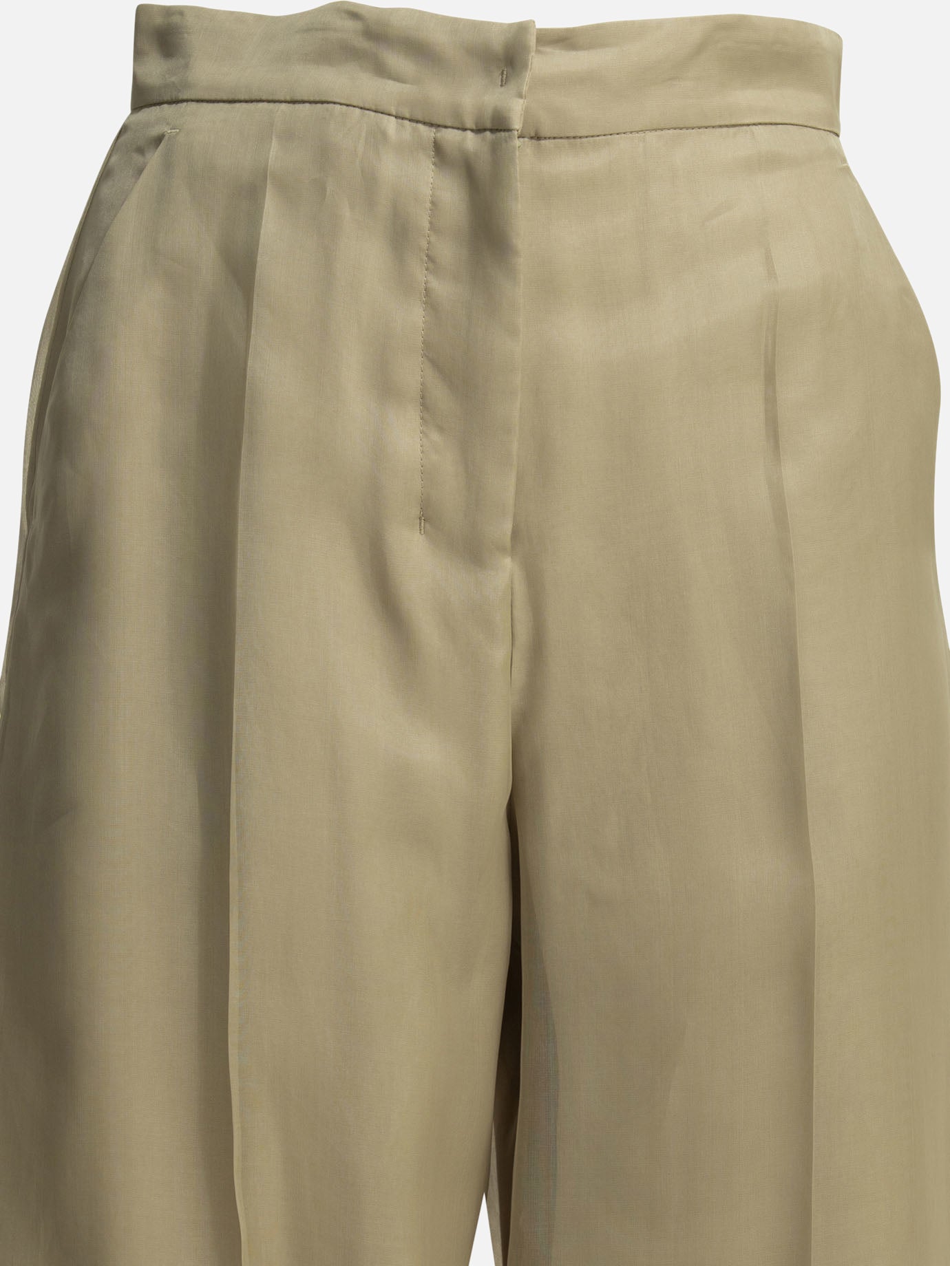 Tailored trousers Solid colour  Beige - Max Mara Pianoforte Women | PDP | VIETTI Online Store | Zoom-Modal_3
