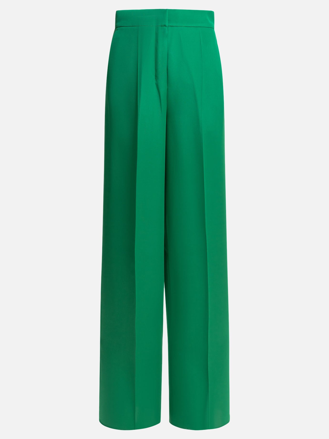 Tailored trousers Solid colour  Green - Max Mara Pianoforte Women | PDP | VIETTI Online Store | thumbnail